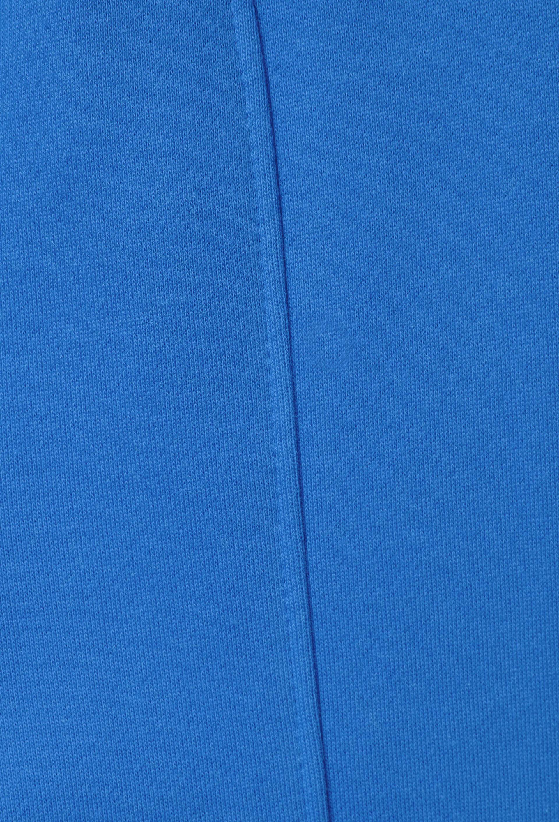 Jogging cargo uni, en coton BIO GOTS, Bleu, large image number 4