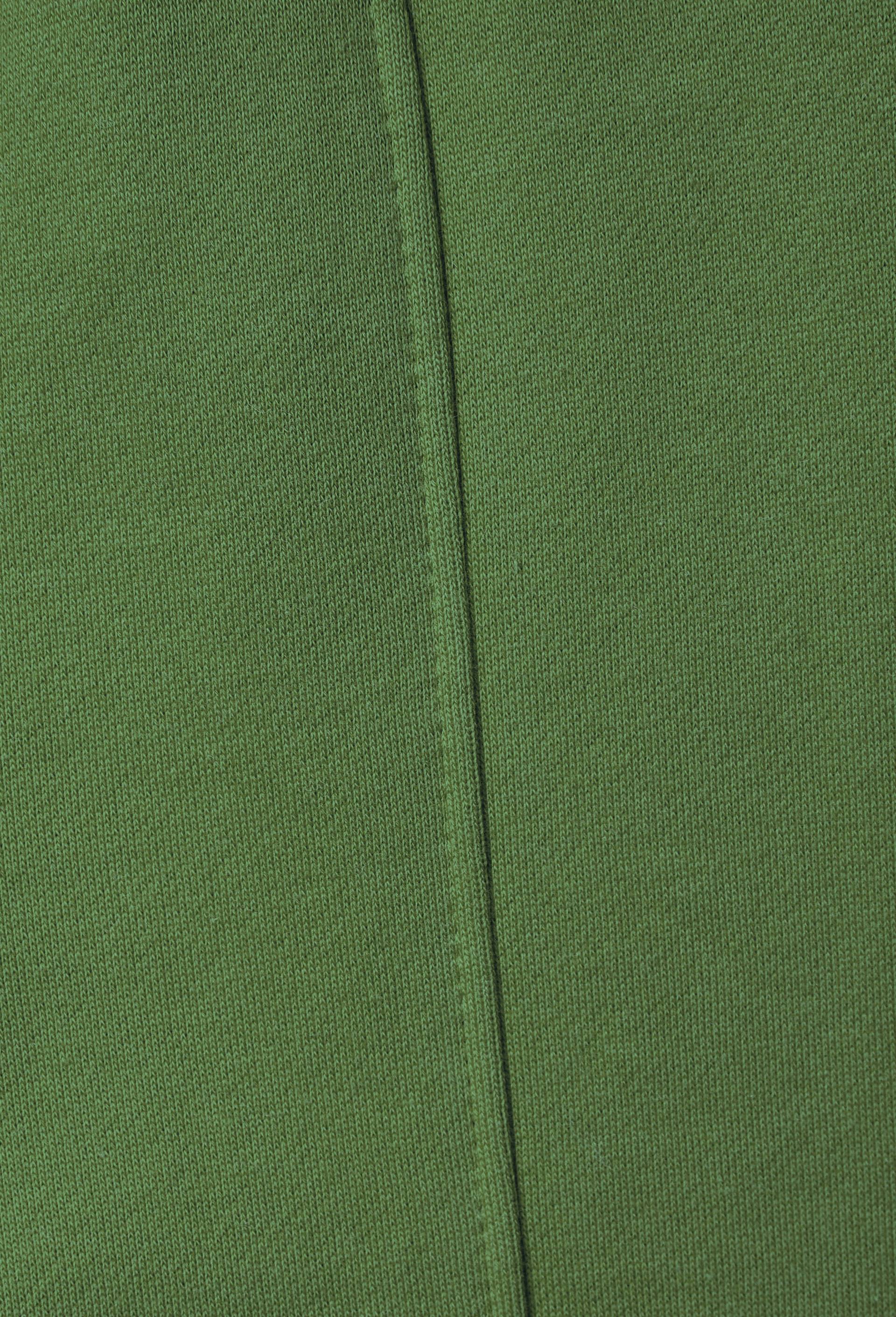 Jogging cargo uni, en coton BIO GOTS, Vert, large image number 4