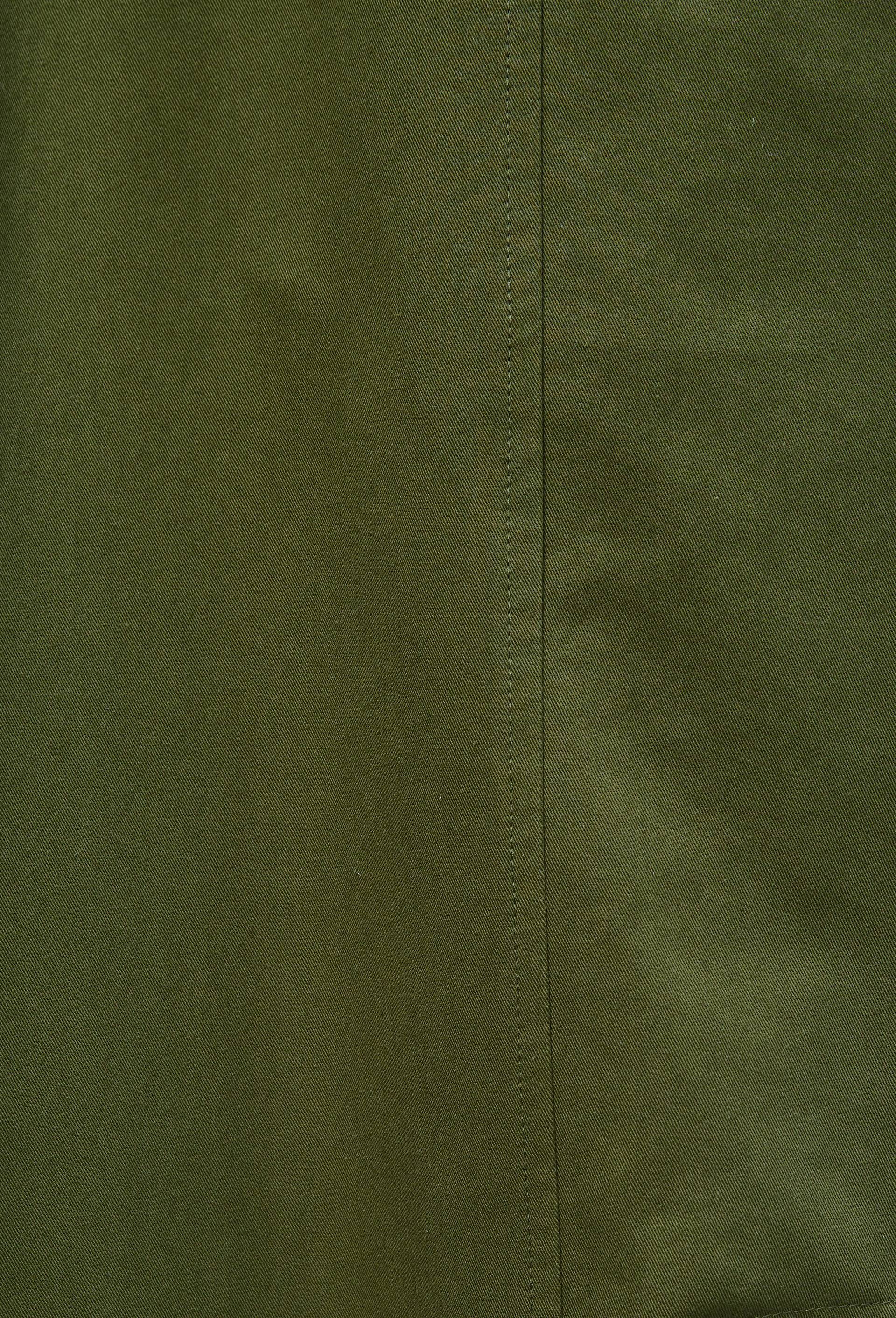 Pantalon barrel en coton avec poches c&ocirc;t&eacute;s, Vert, large image number 6.0