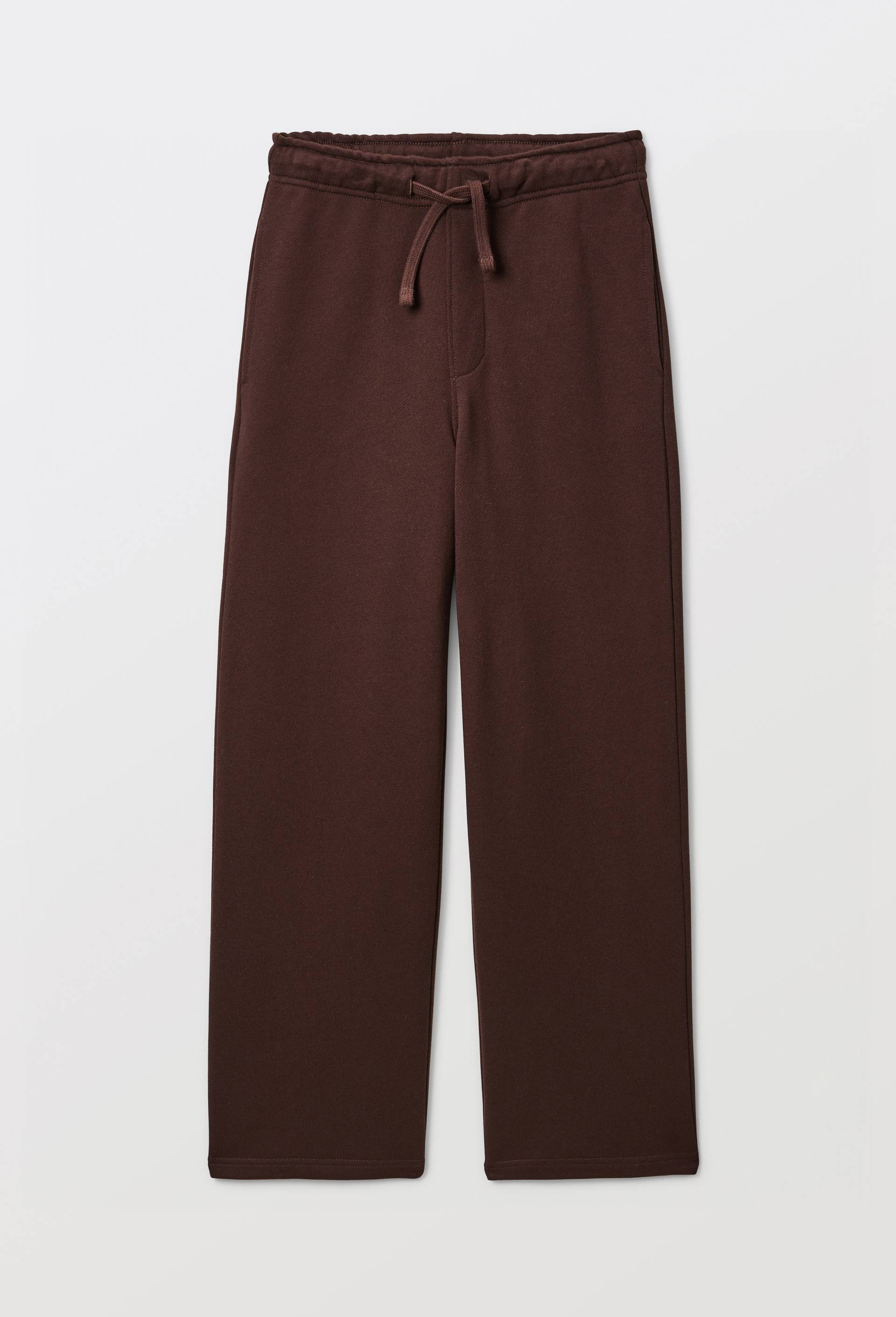 Jogging cargo large en molleton uni en coton BIO GOTS, Brun fonc&eacute;, large image number 1.0