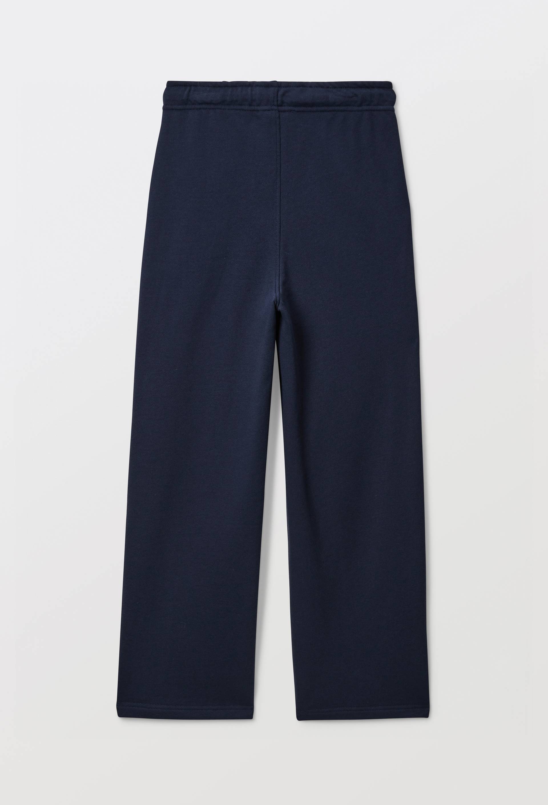 Jogging cargo large en molleton uni en coton BIO GOTS, Bleu fonc&eacute;, large image number 2.0