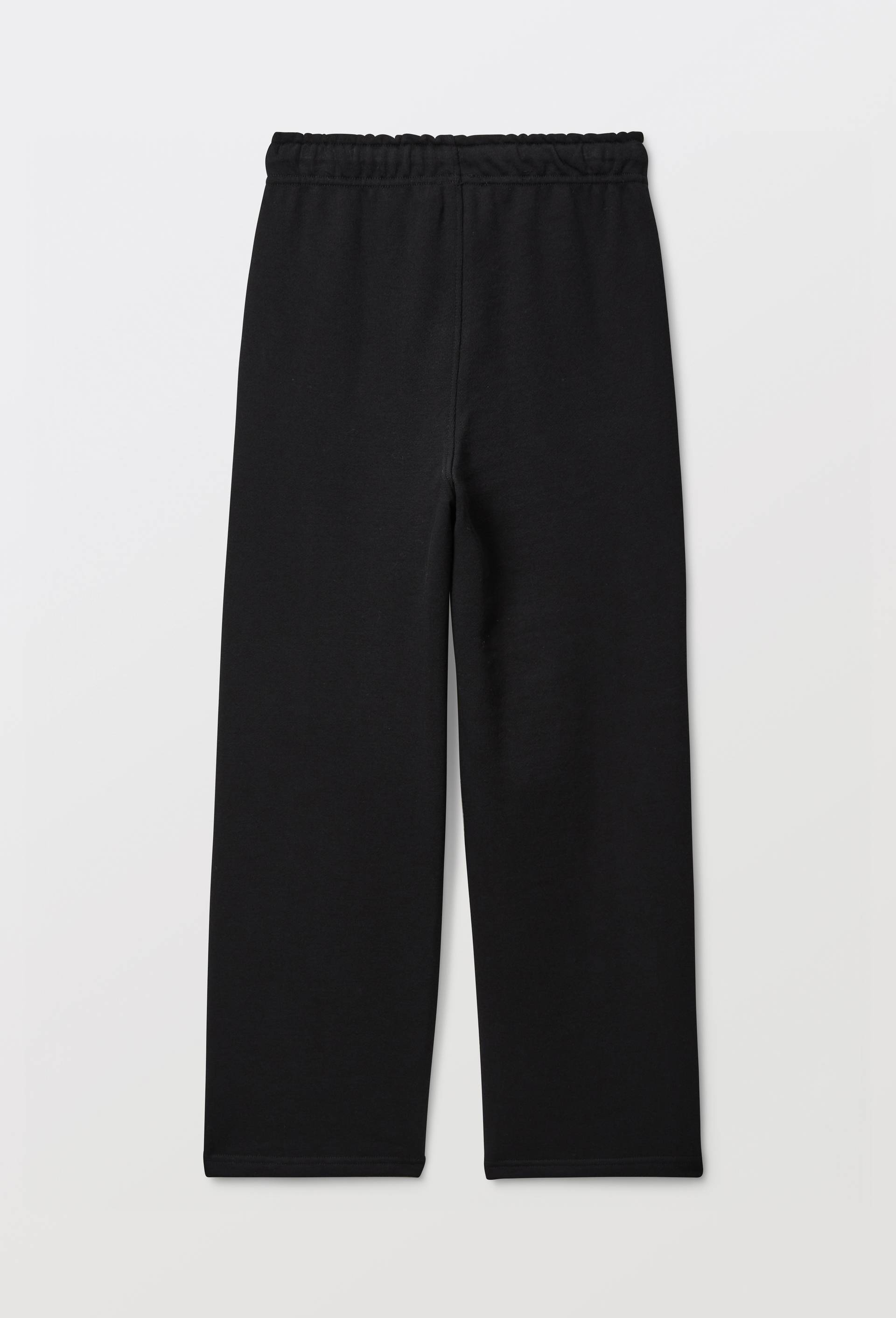 Jogging cargo large en molleton uni en coton BIO GOTS, Noir, large image number 2.0