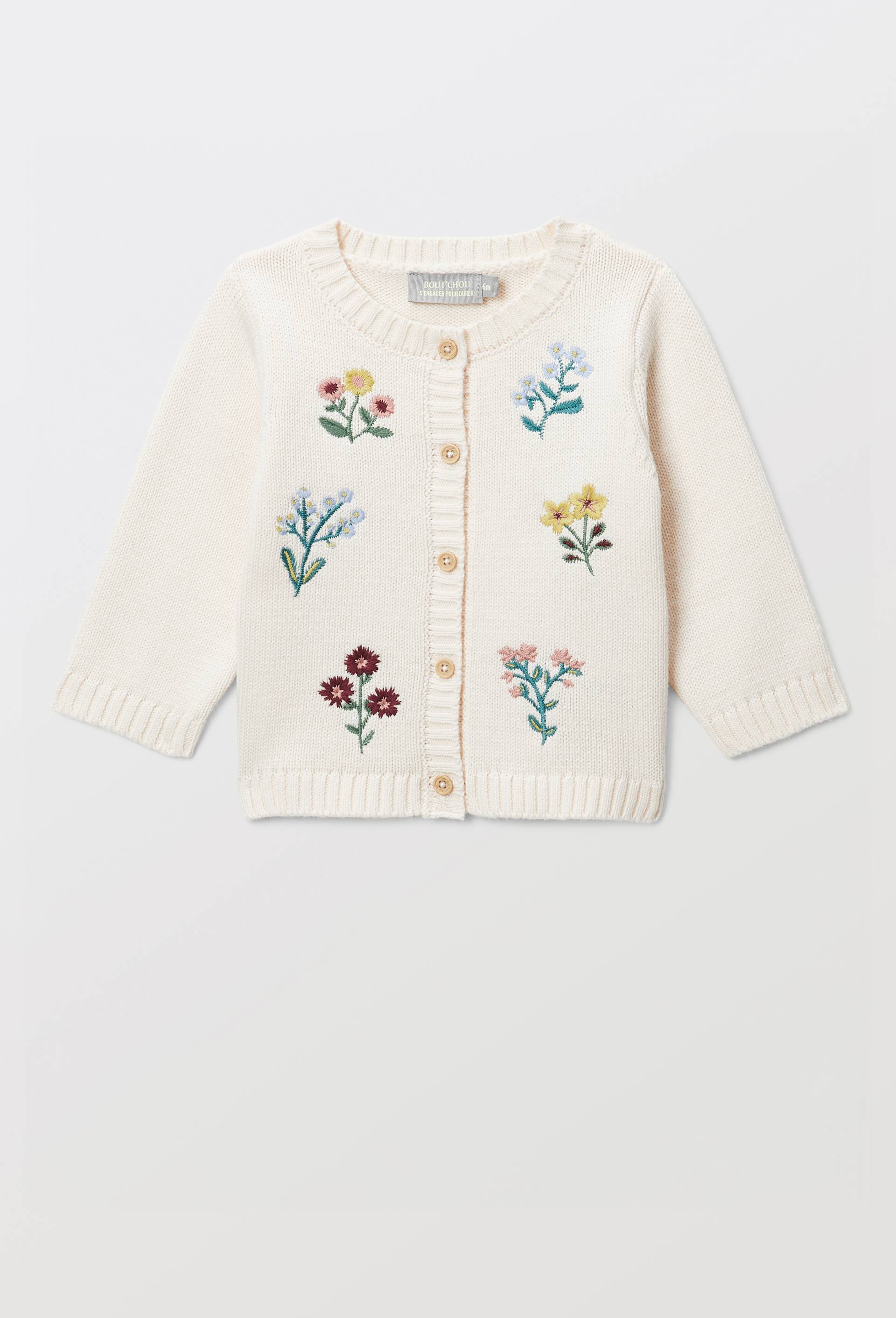 Cardi brod&eacute;, Beige clair, large image number 3