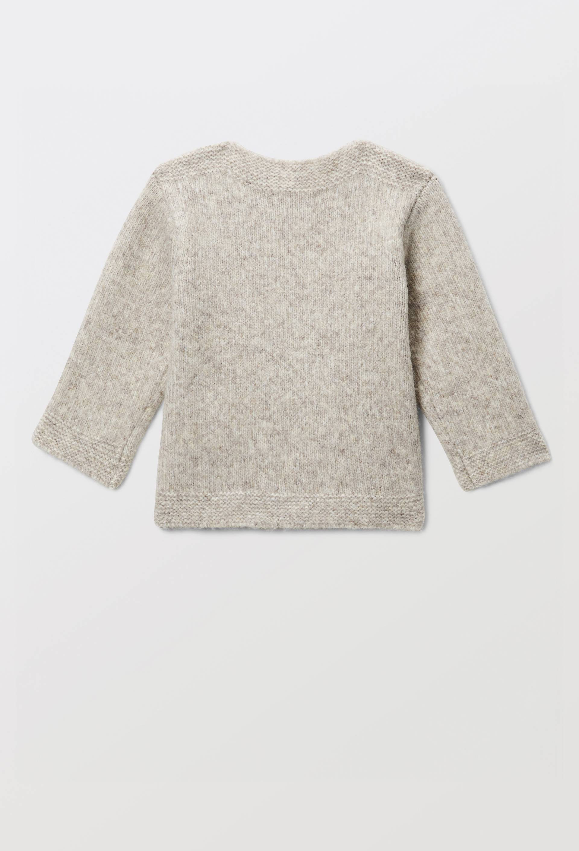 Pull col bateau intarsia, Beige, large image number 3.0