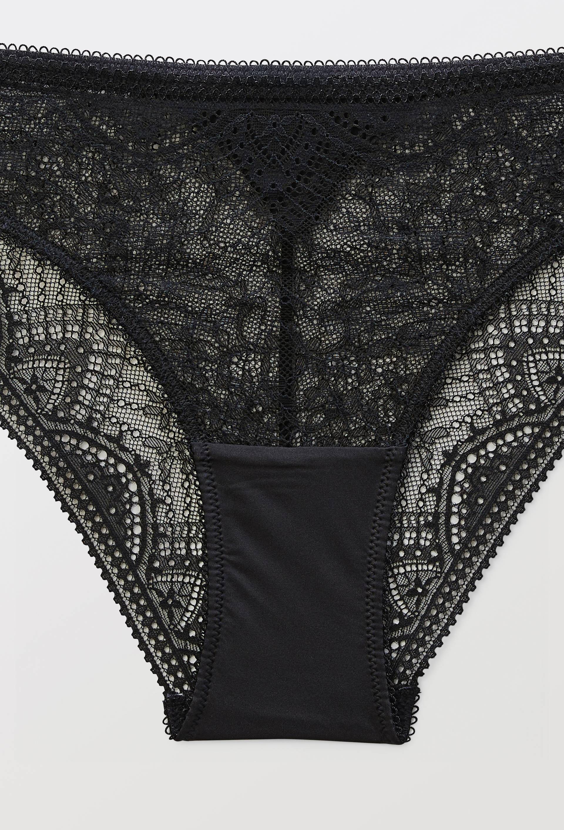 Culotte BARBARA en dentelle, Noir, large image number 5