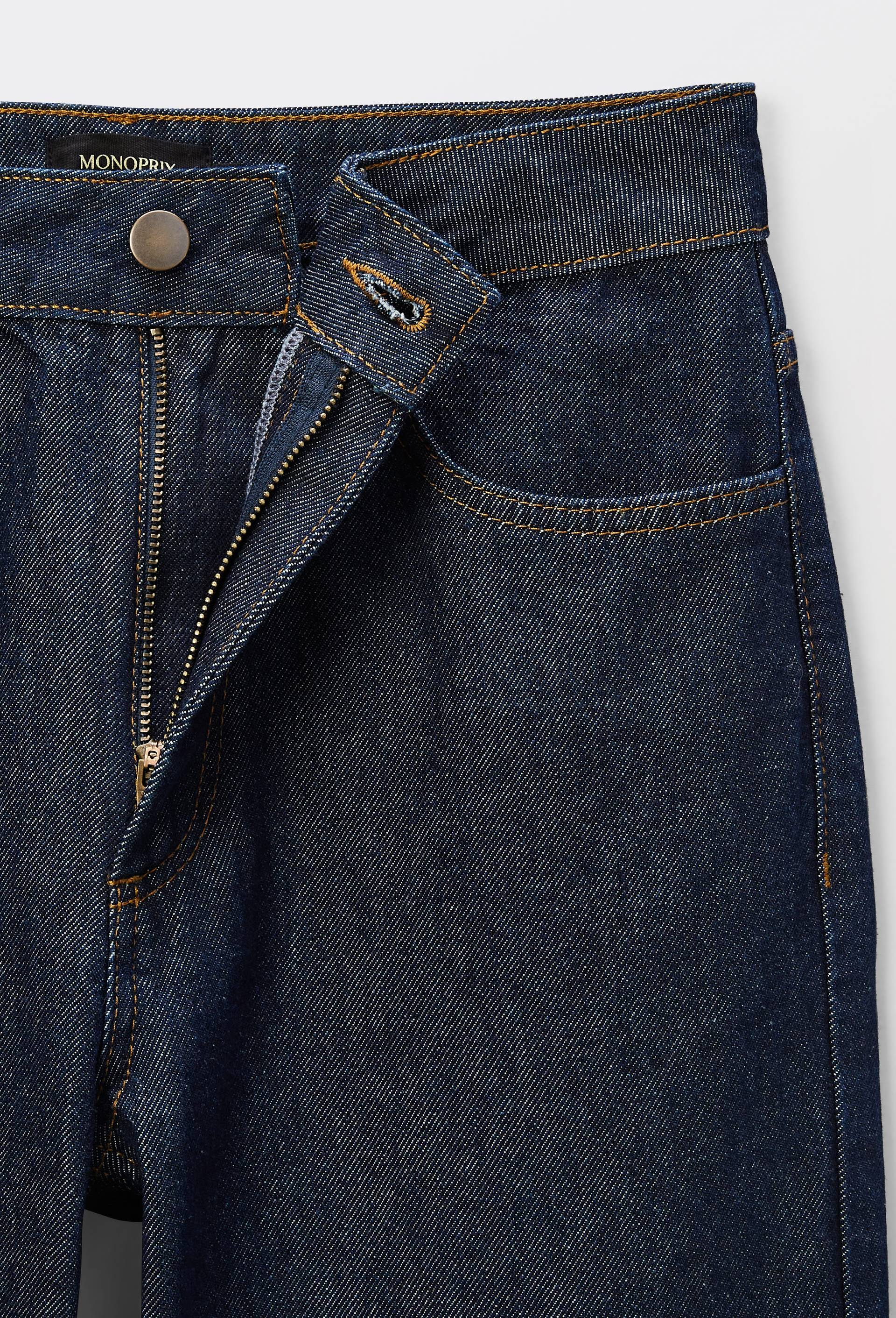 Jean boyfriend certifi&eacute; Oeko-Tex, Bleu fonc&eacute;, large image number 4.0