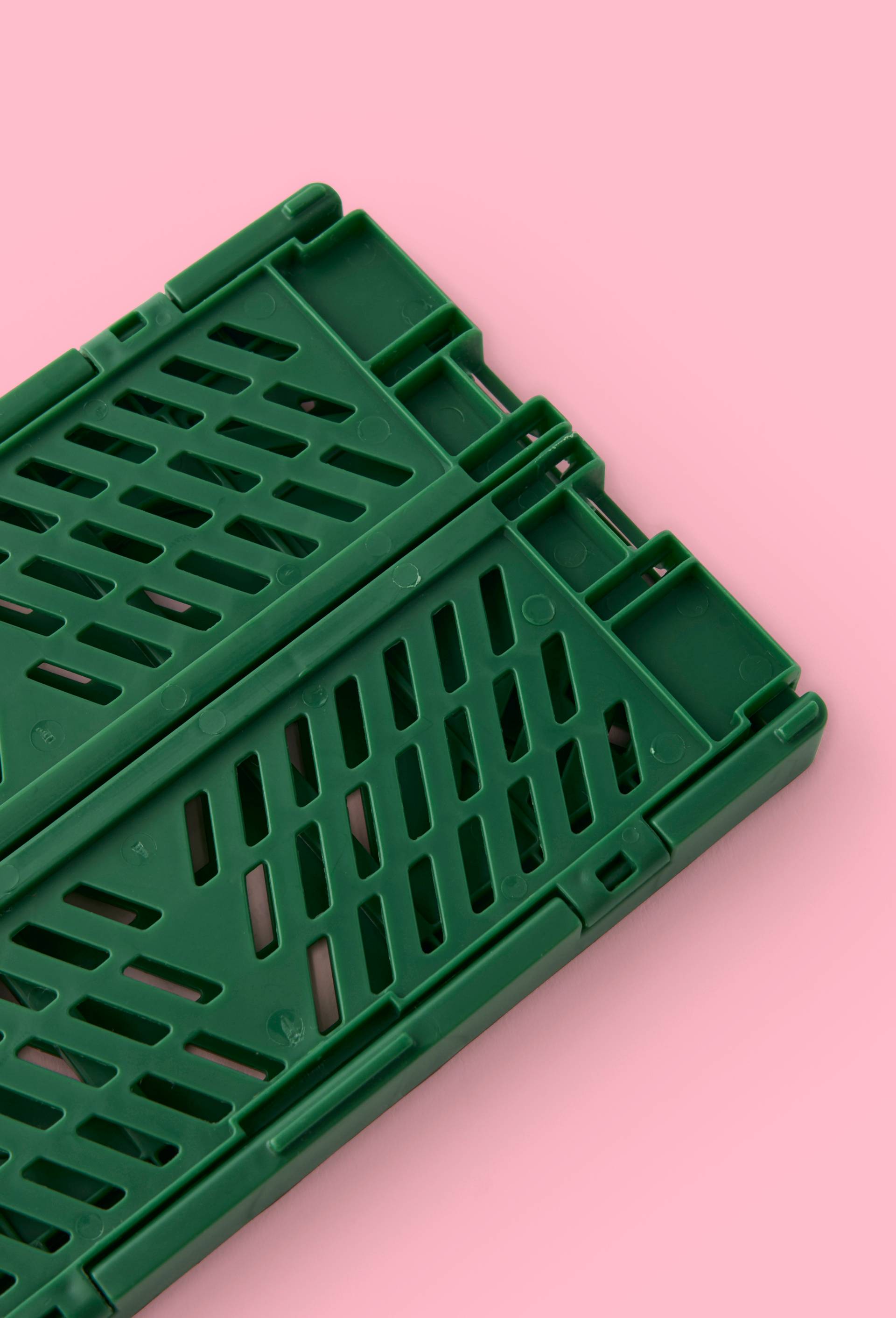Petite cagette de rangement pliable, Vert, large image number 1.0