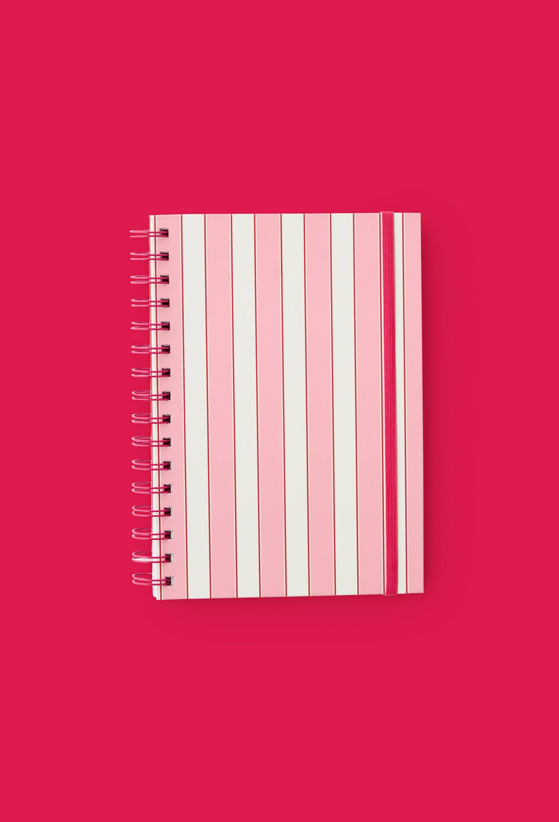 Carnet A5 spirales, 80 pages, Rose, large image number 0.0
