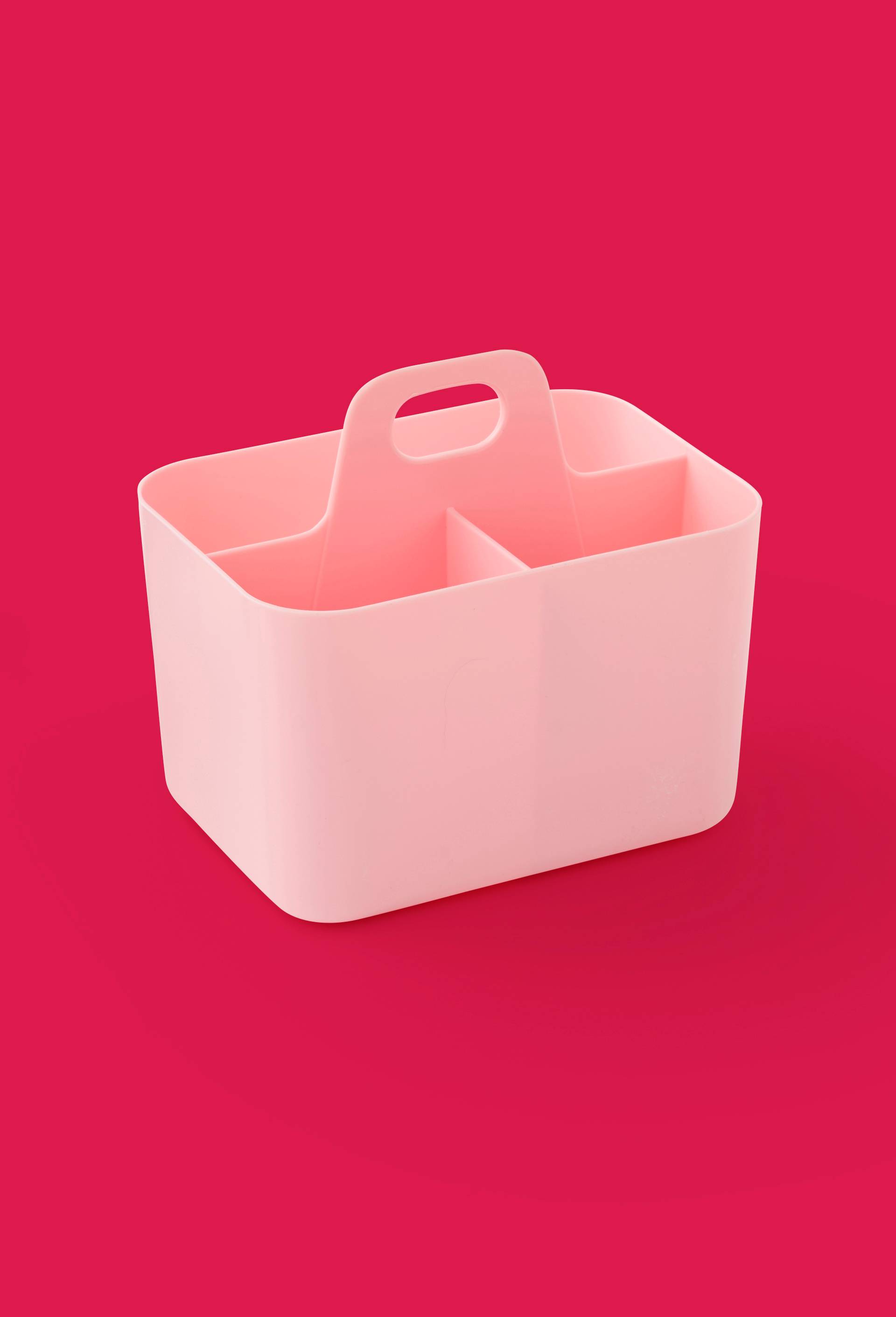 Petit panier de rangement, Rose, large image number 0