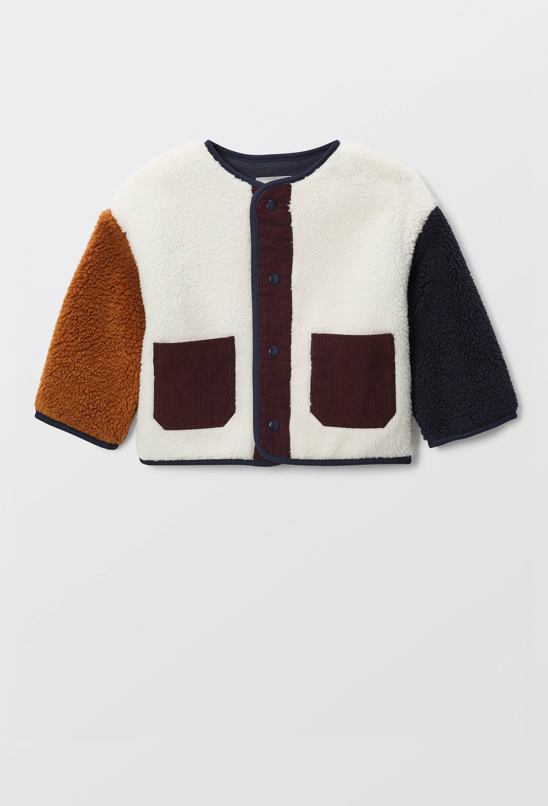 Veste en sherpa, Rouge fonc&eacute;, large image number 0