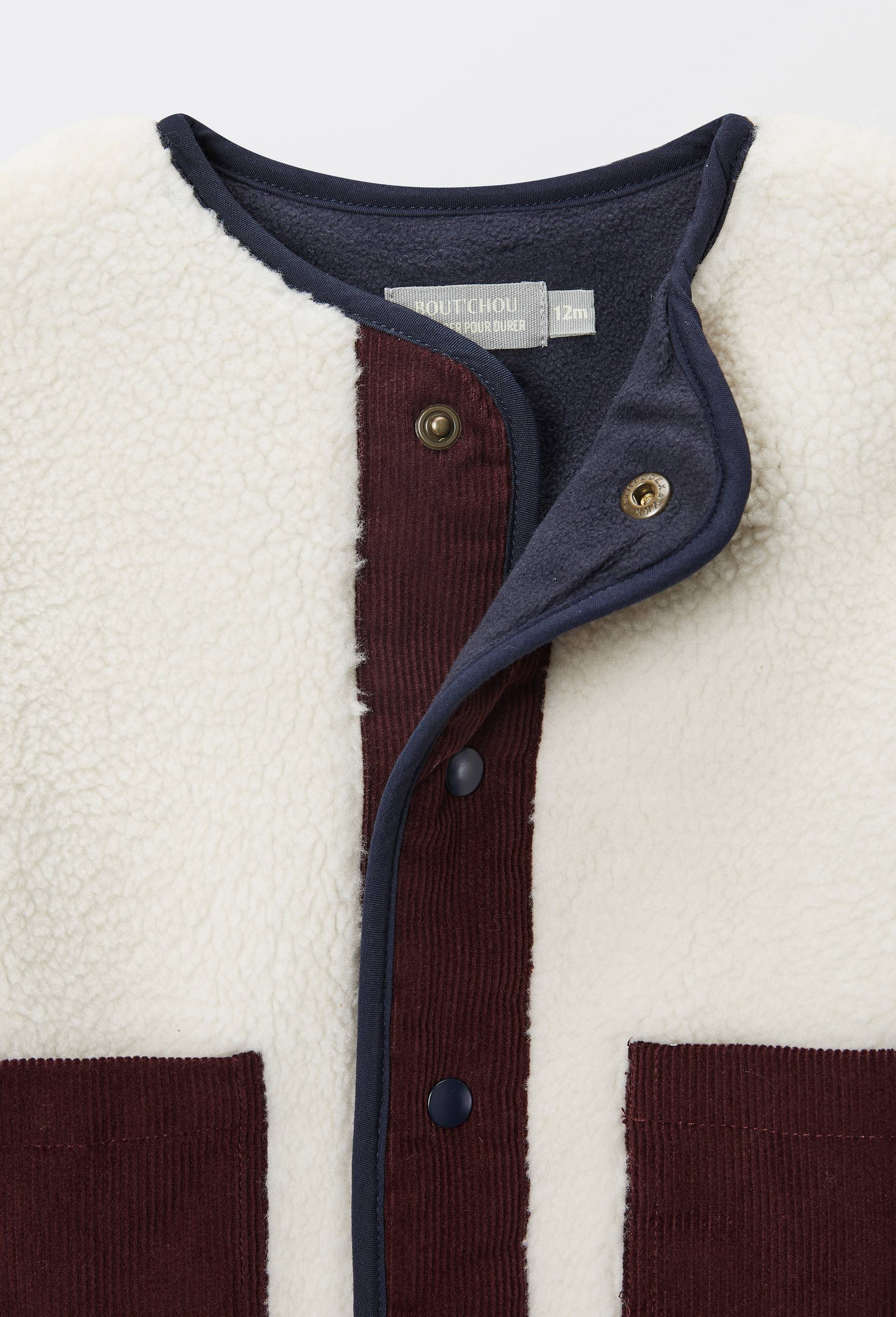 Veste en sherpa, Rouge fonc&eacute;, large image number 2.0