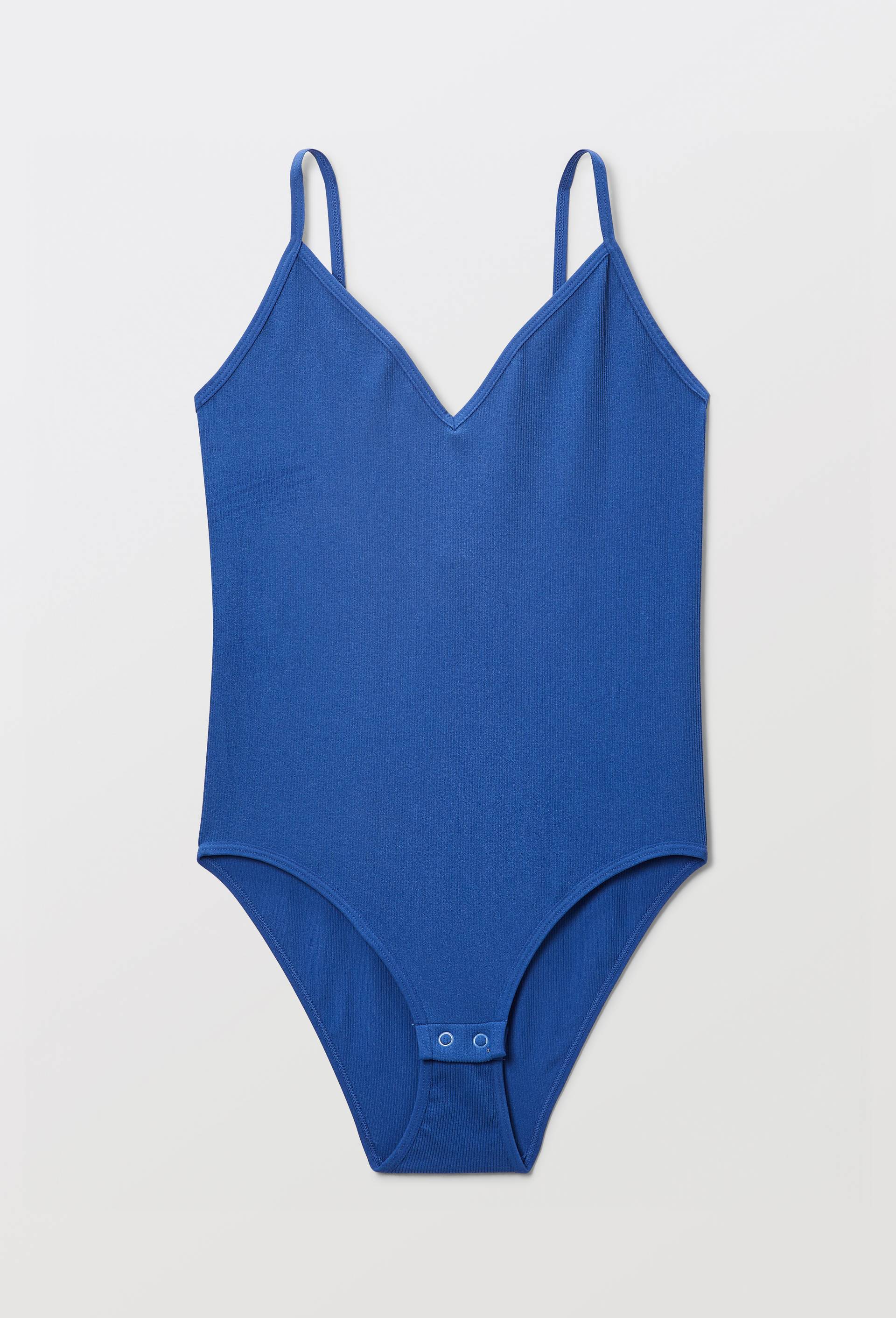 Body fines bretelles GABRIELLE sans coutures, Bleu, large image number 2.0