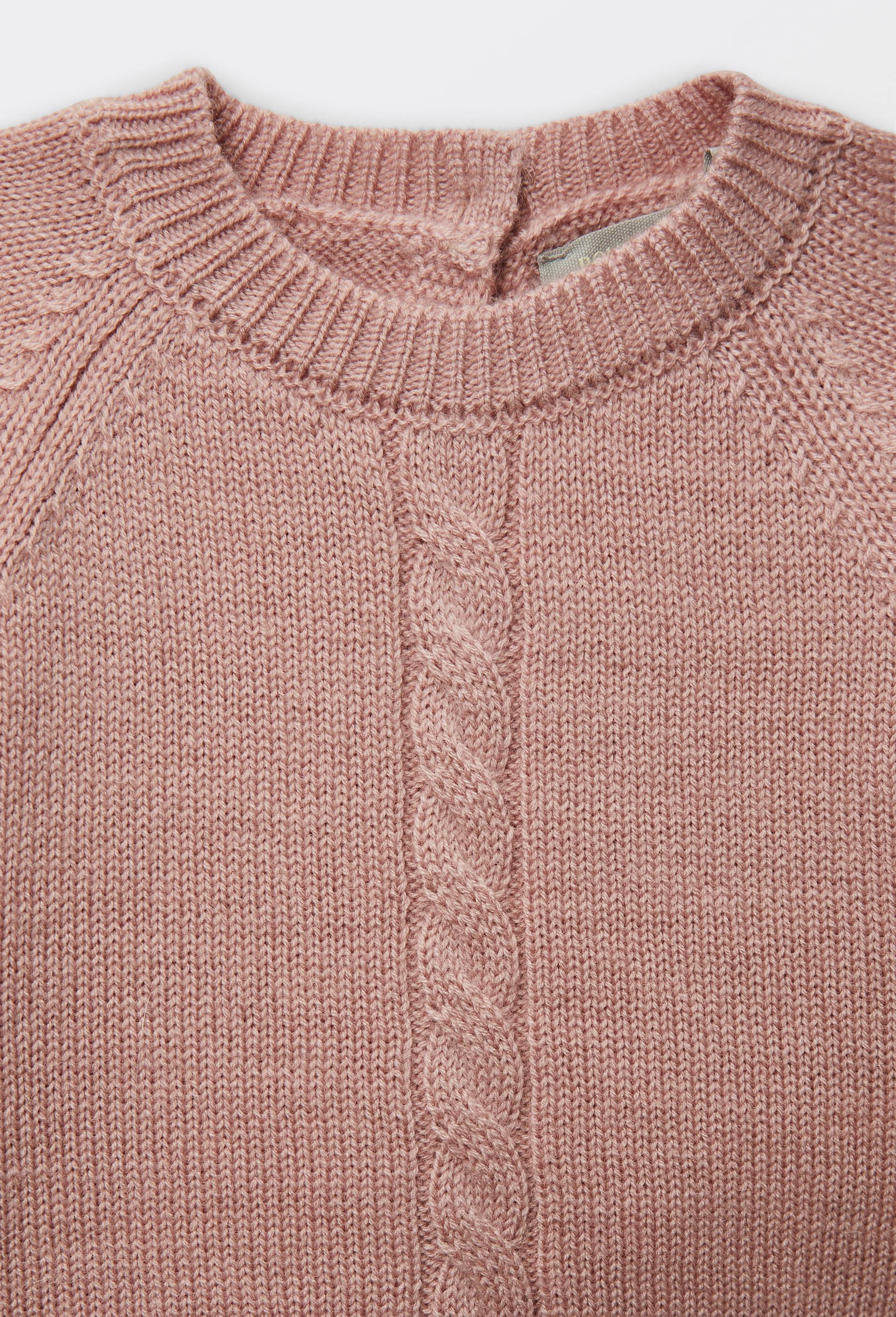 Ensemble pull et pantalon en tricot contenant de la laine, Rose, large image number 3.0