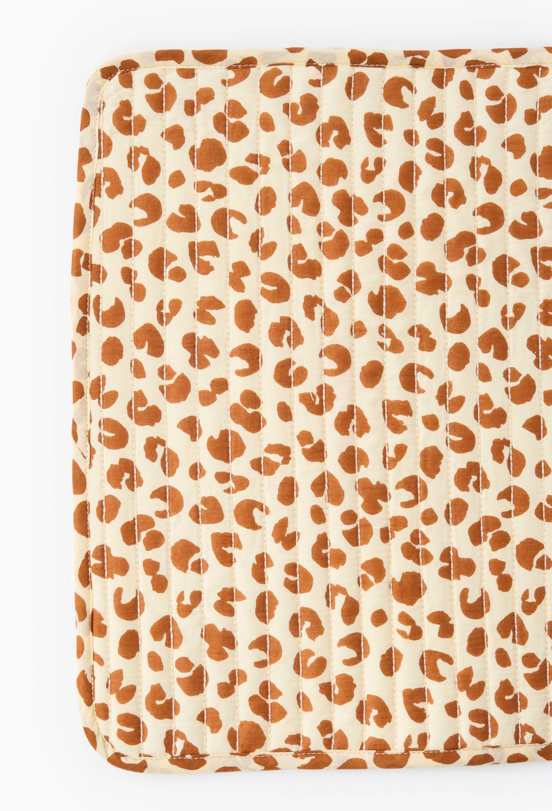 Set de table rectangulaire, 33x48cm, 100% coton, Brun, large image number 1