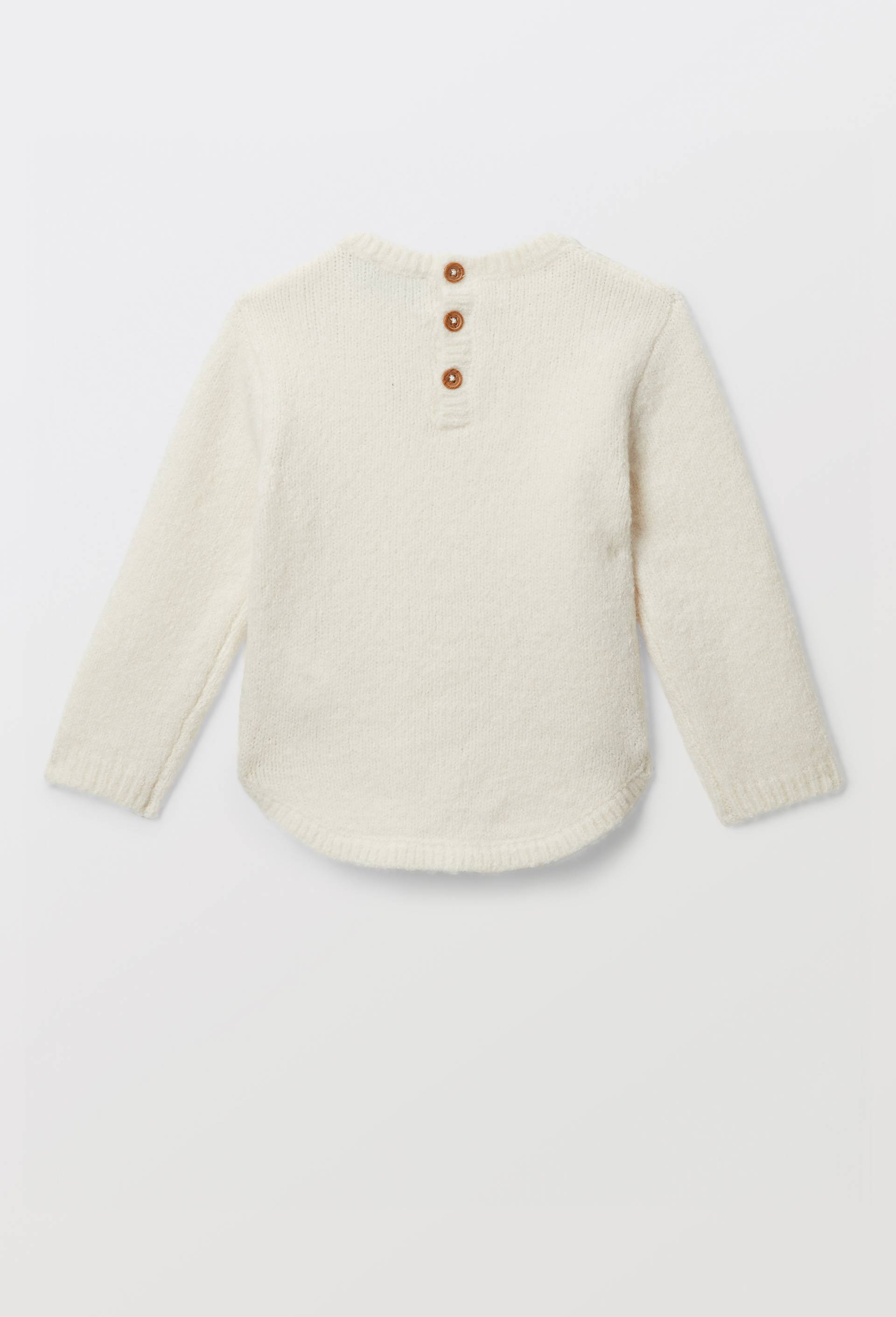 Pull brod&eacute;, Beige clair, large image number 2