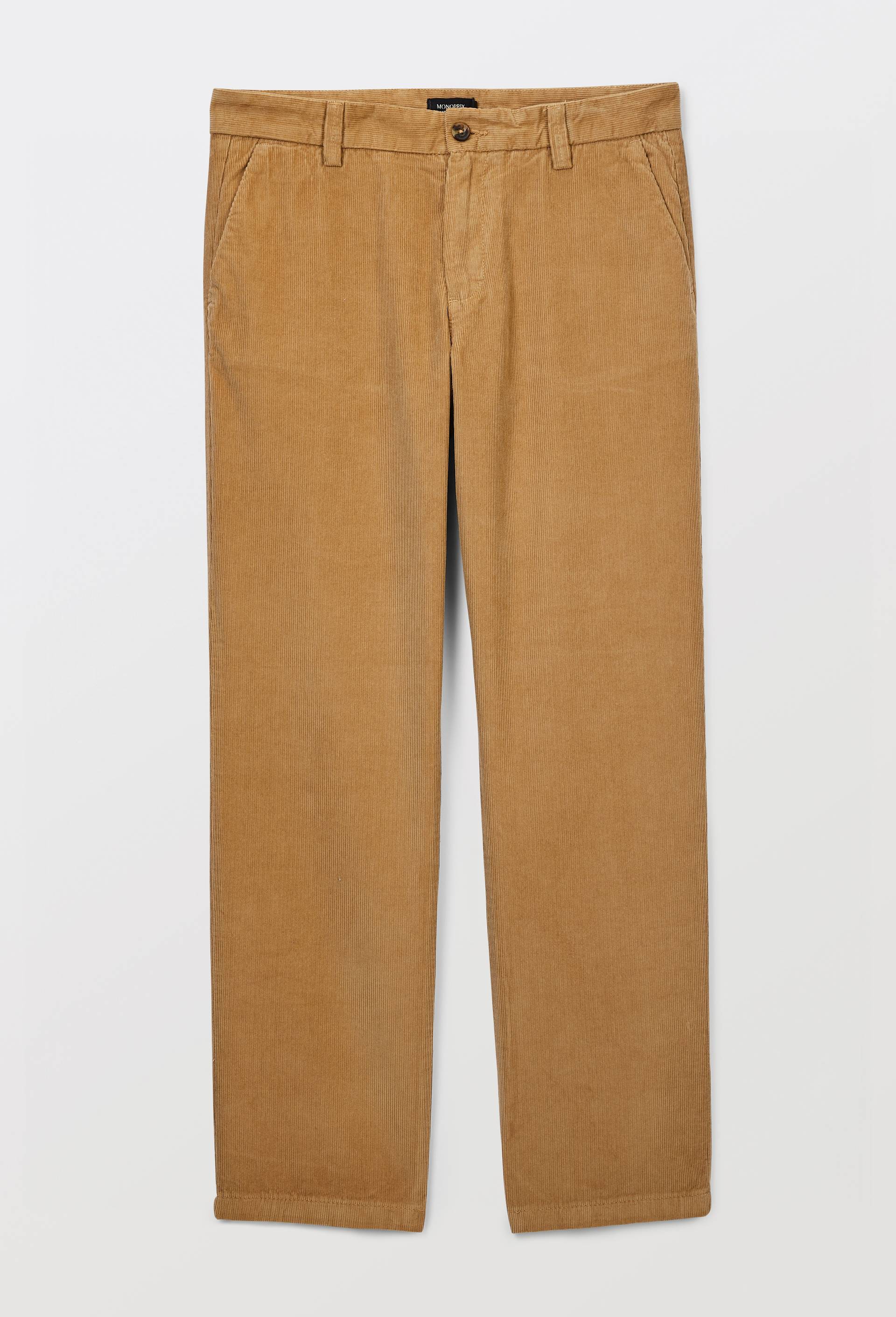 Pantalon velours en coton BIO GOTS, Beige, large image number 2