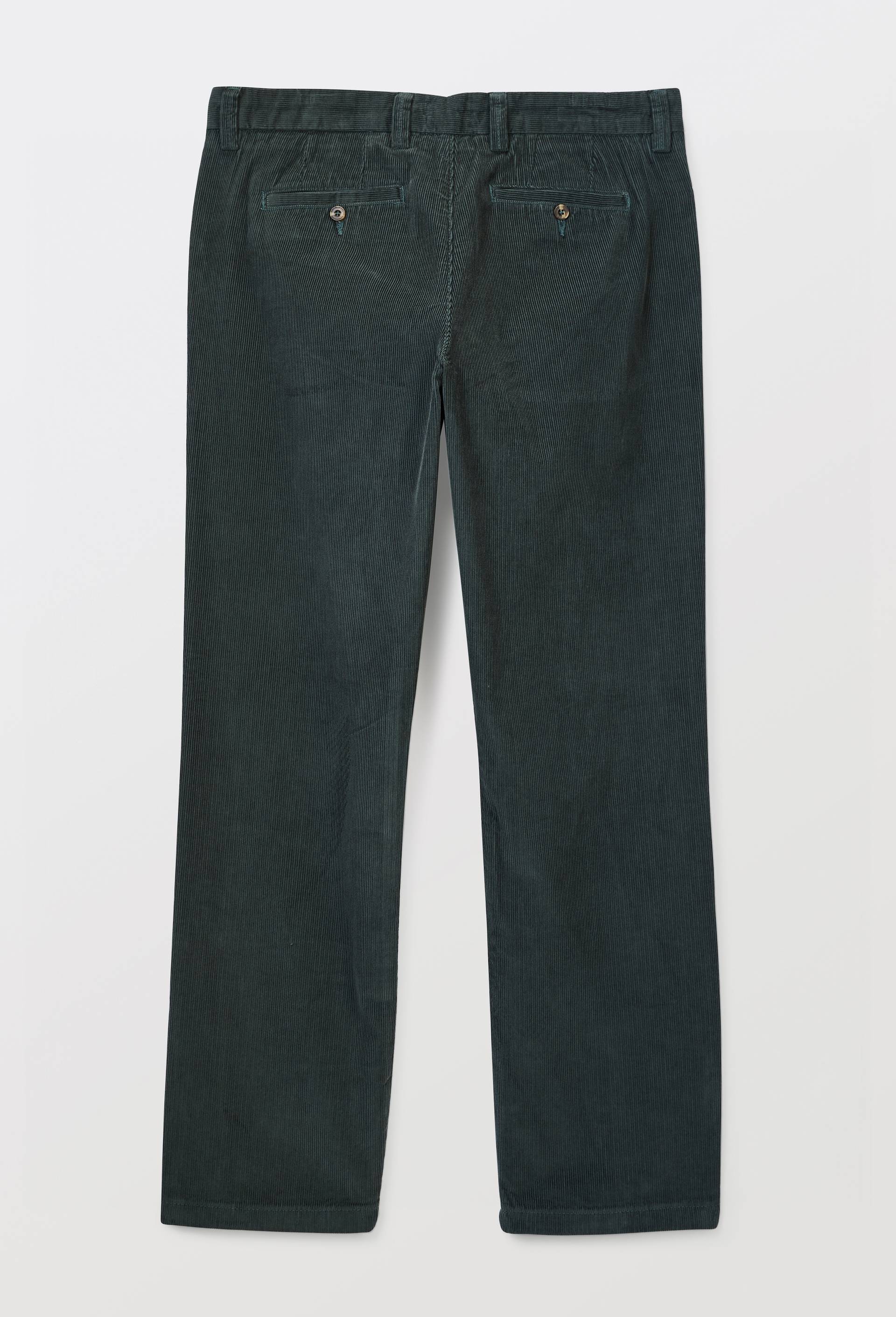 Pantalon velours en coton BIO GOTS, Vert fonc&eacute;, large image number 3.0