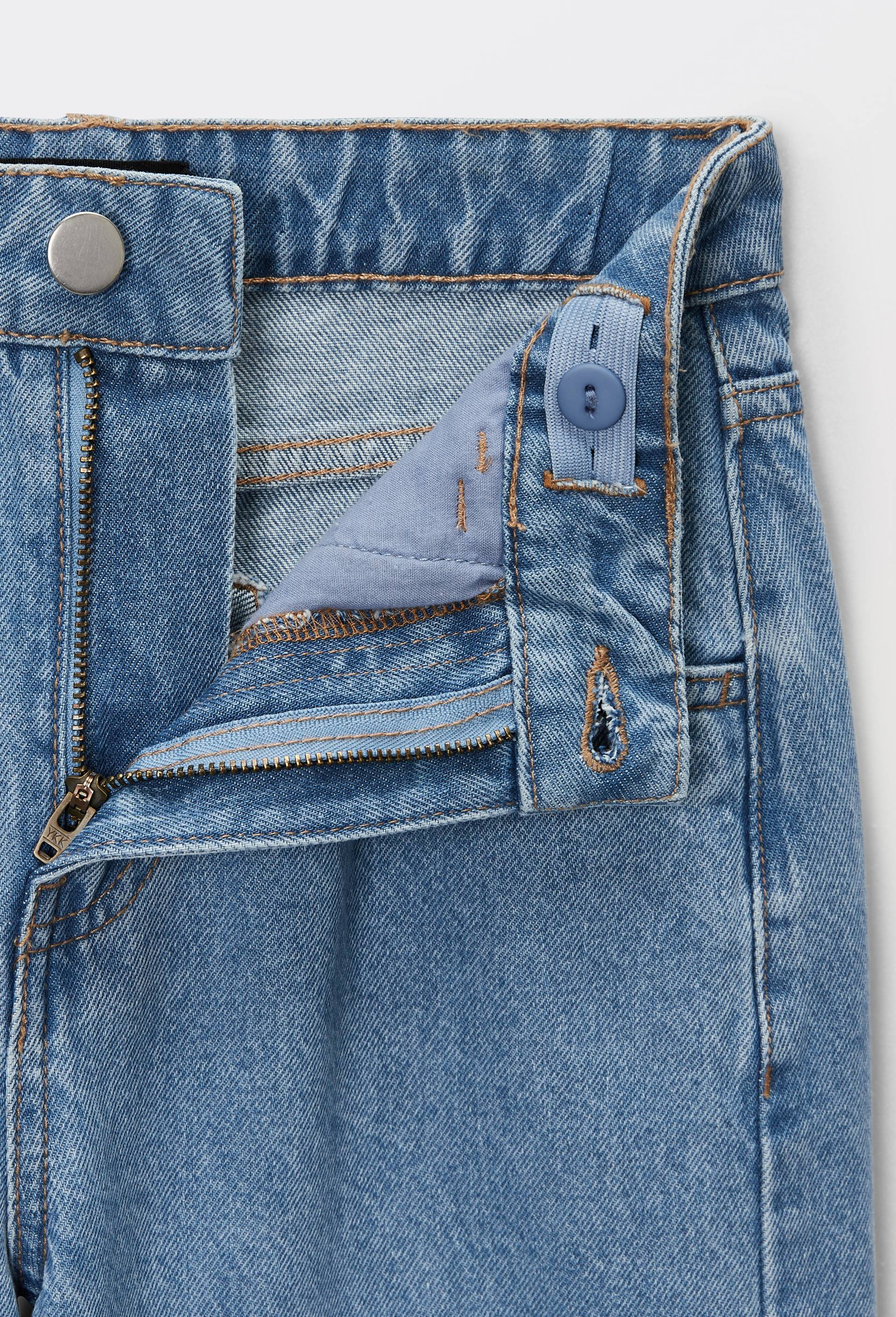 Jean large, Bleu, large