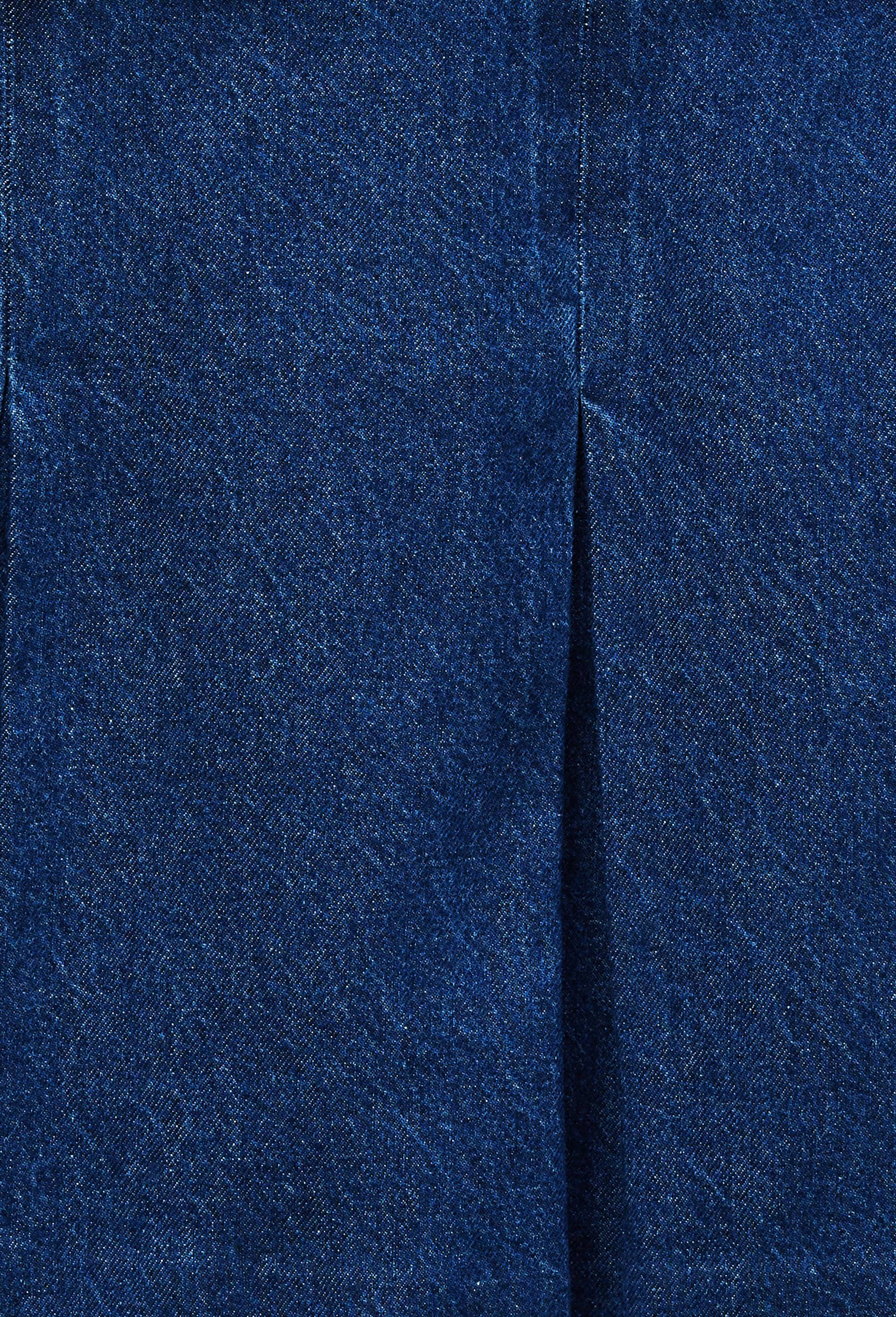 Jupe courte unie en denim, Bleu fonc&eacute;, large image number 4.0