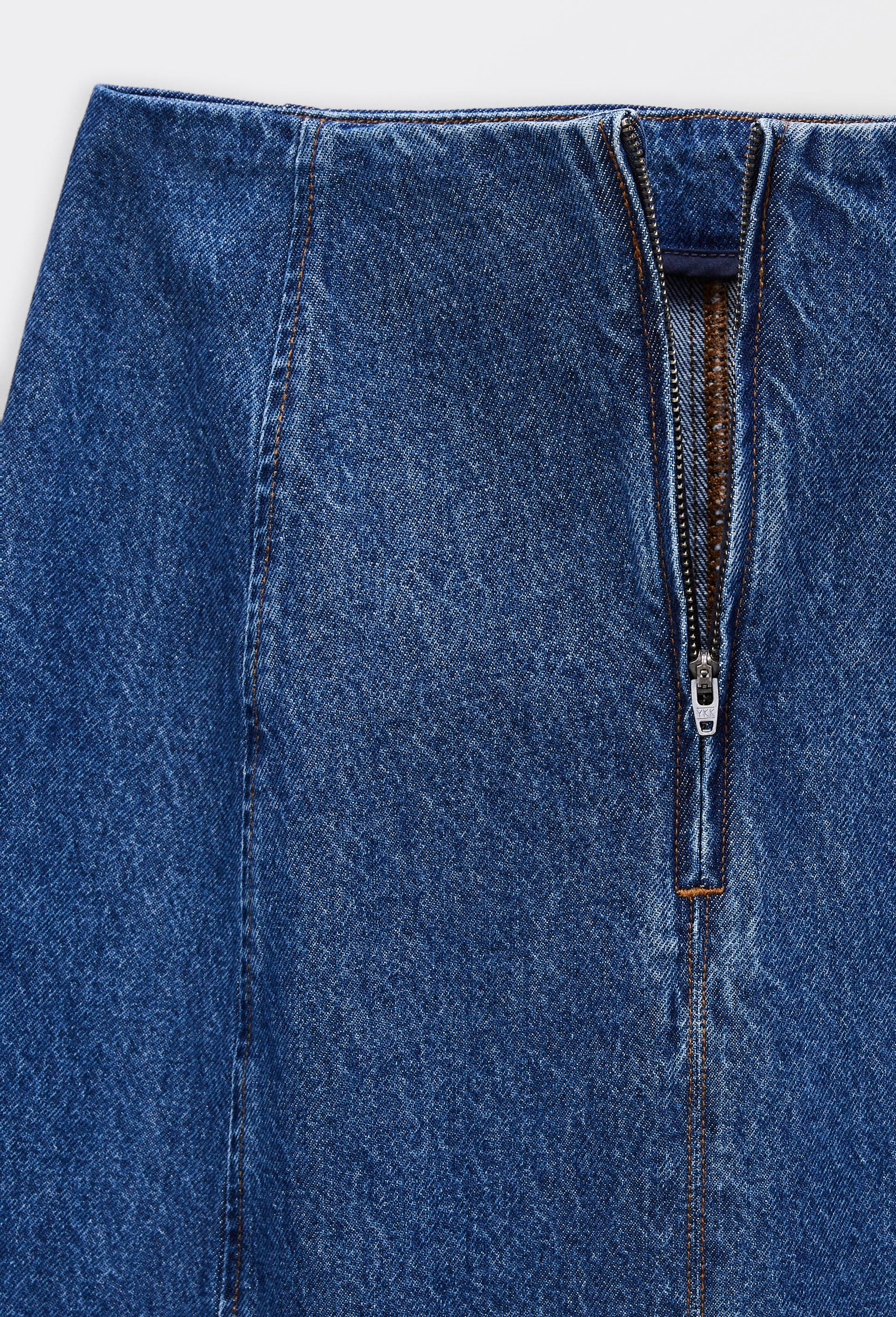 Jupe midi en denim, Bleu fonc&eacute;, large image number 3