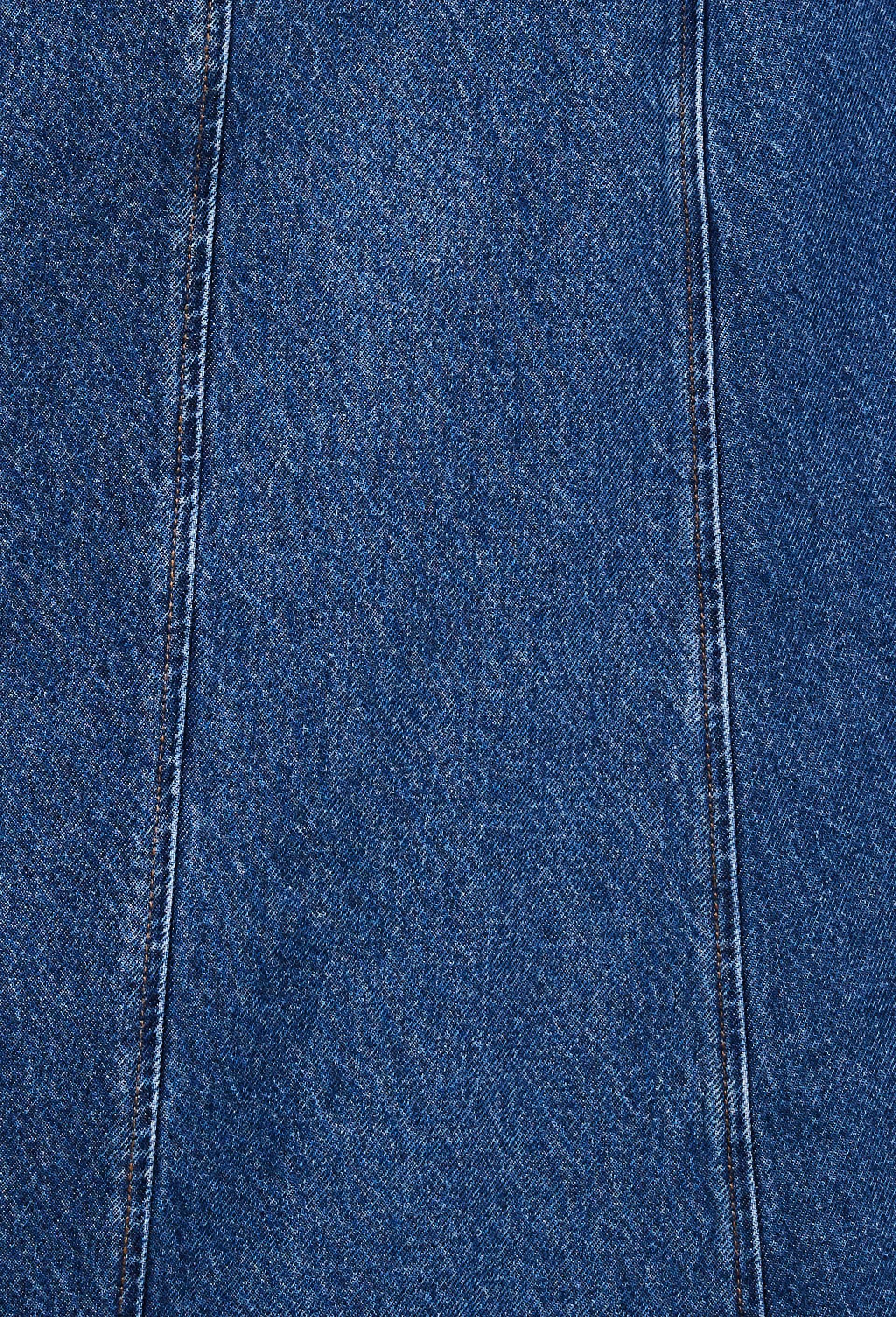 Jupe midi en denim, Bleu fonc&eacute;, large image number 4.0