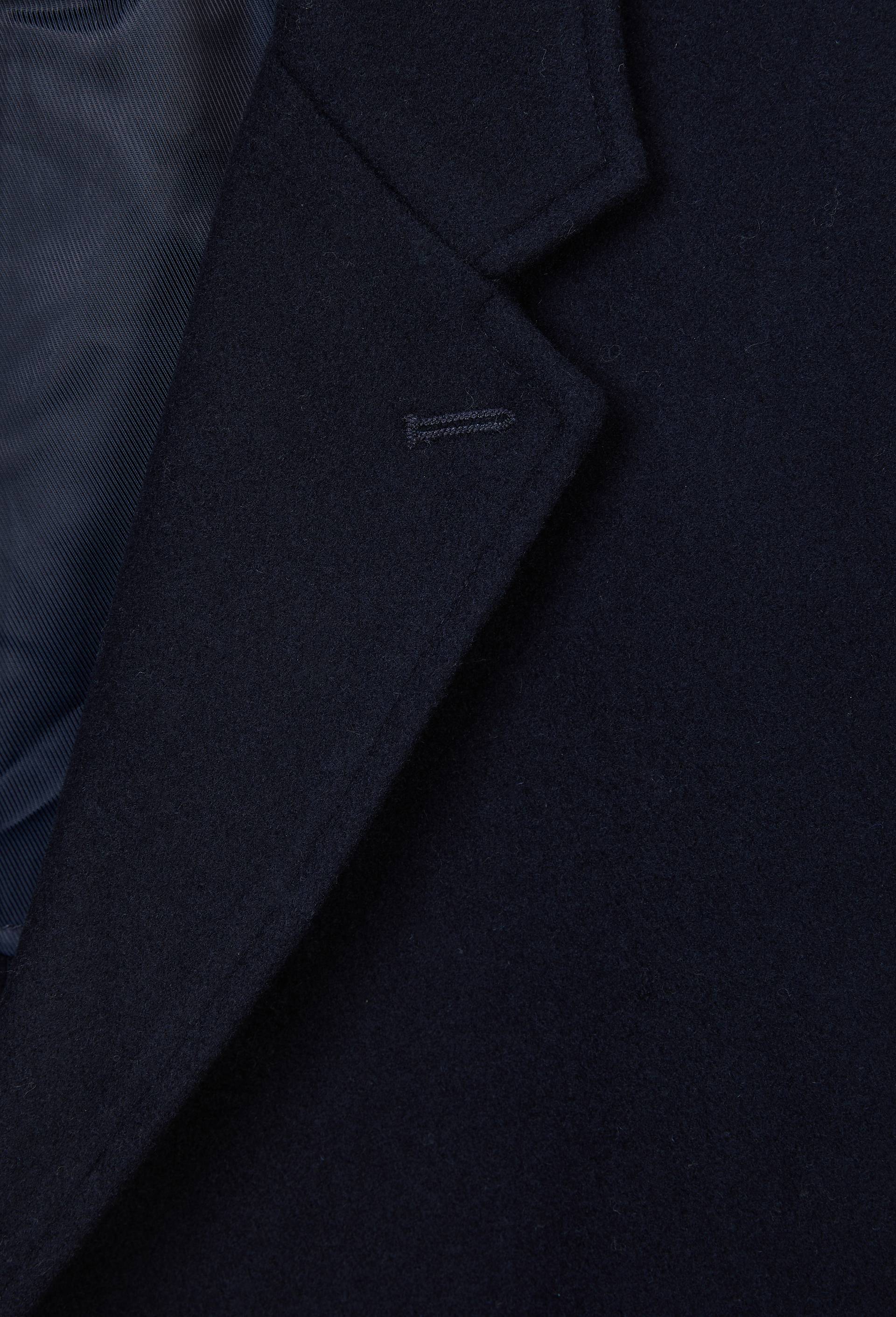 Veste blazer en m&eacute;lange laine, Bleu fonc&eacute;, large image number 4