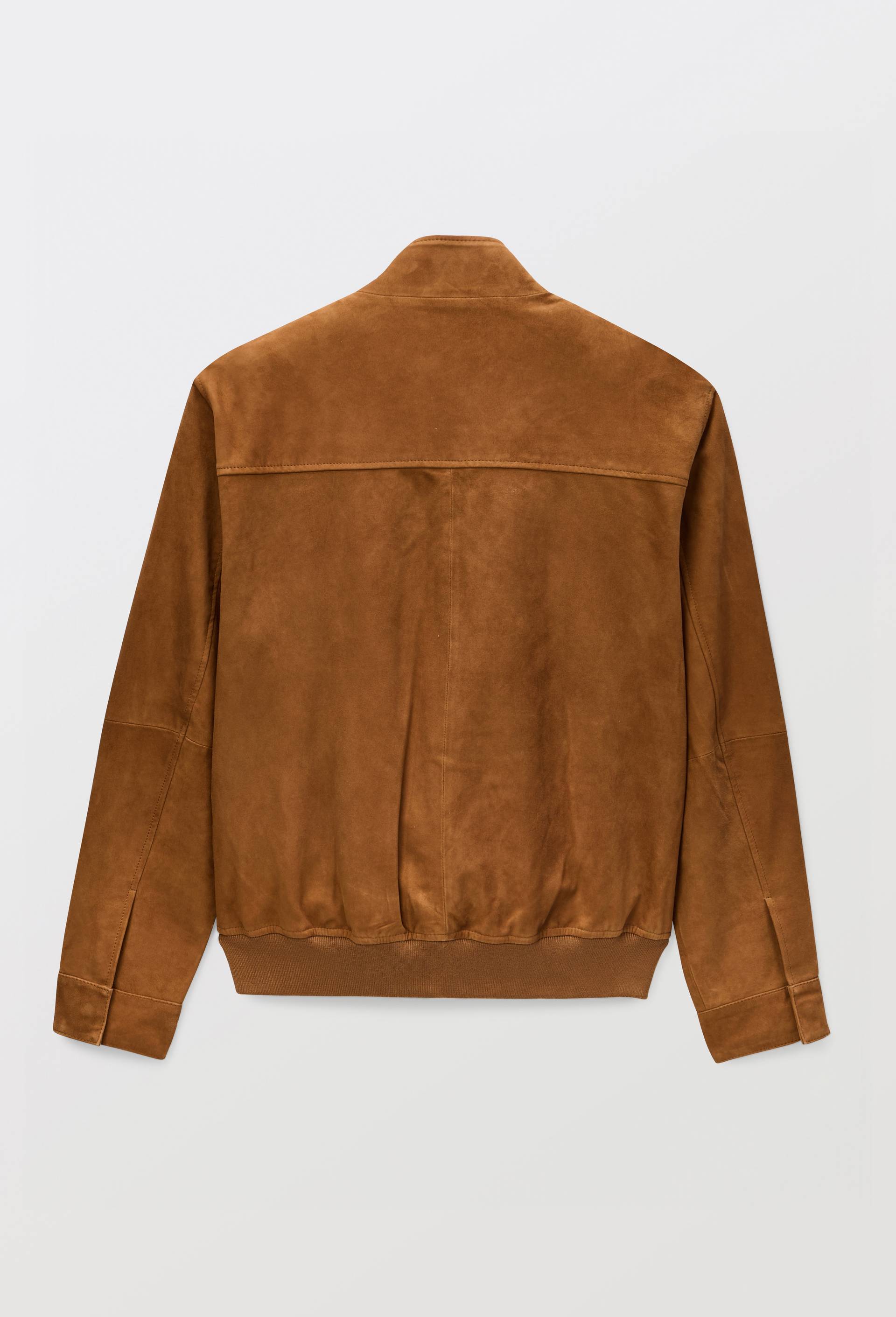 Veste en cuir col montant, Brun clair, large image number 2