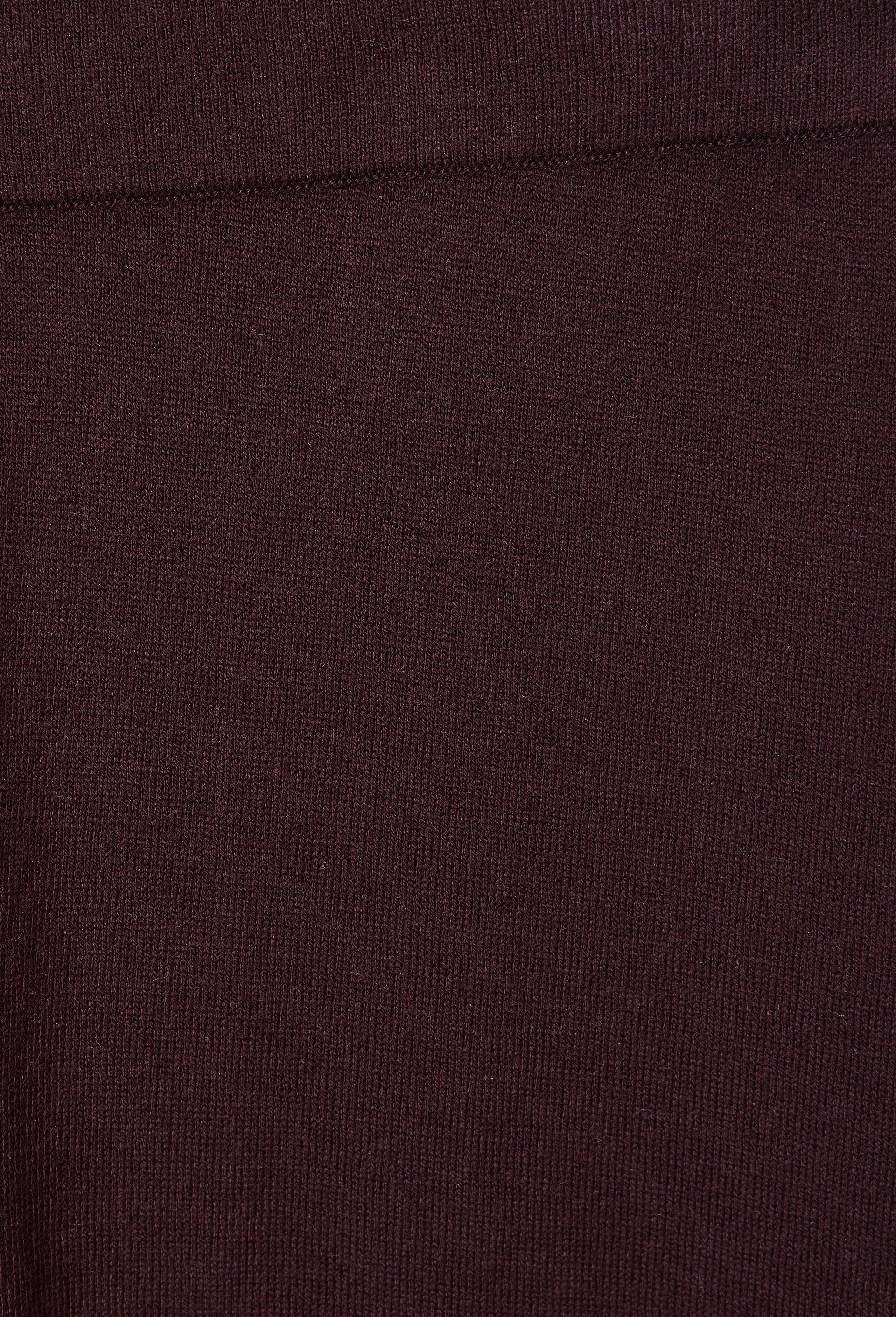 Pantalon uni en maille l&eacute;g&egrave;re, Brun fonc&eacute;, large image number 4