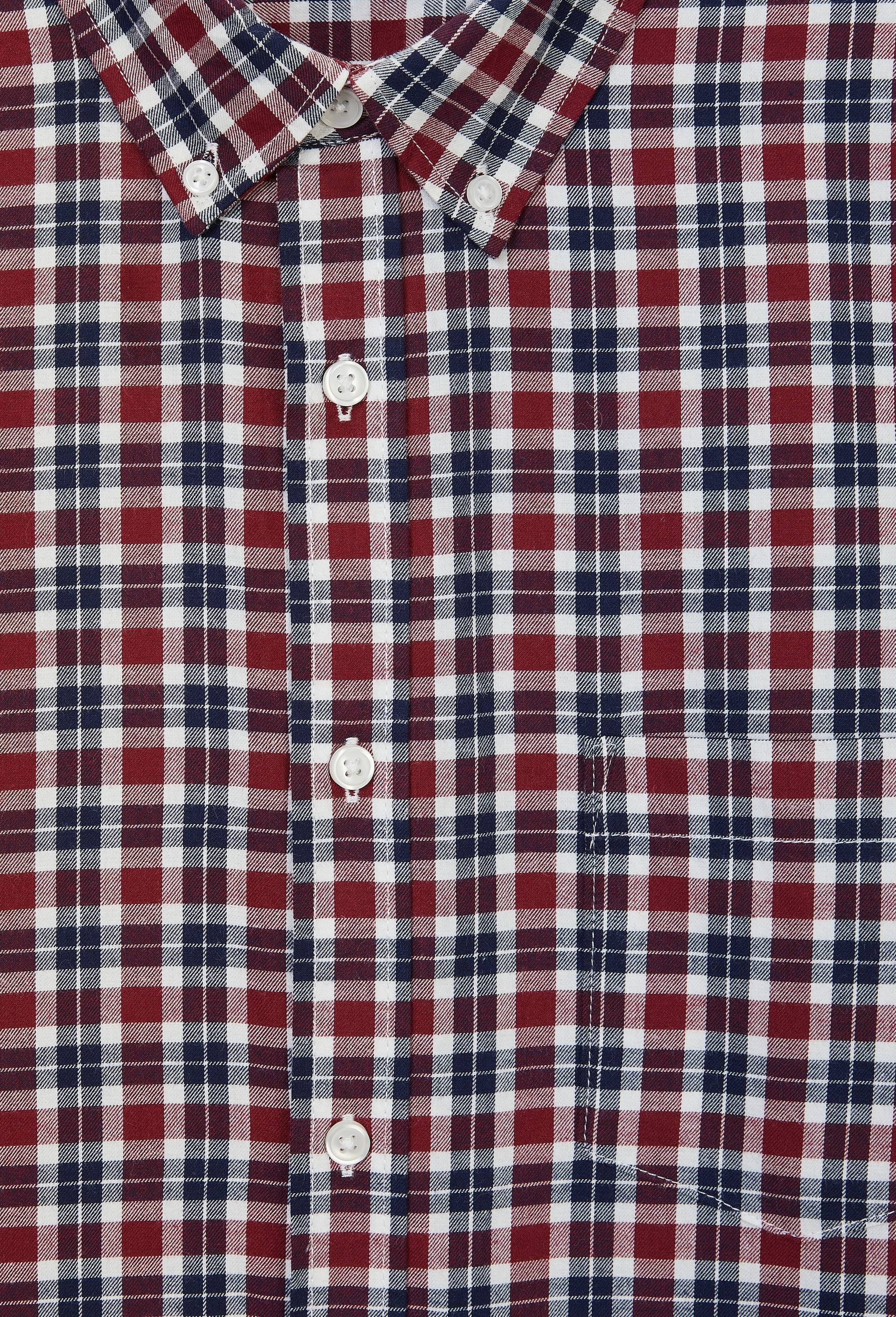 Chemise en flanelle &agrave; carreaux en coton BIO GOTS, Rouge fonc&eacute;, large image number 4