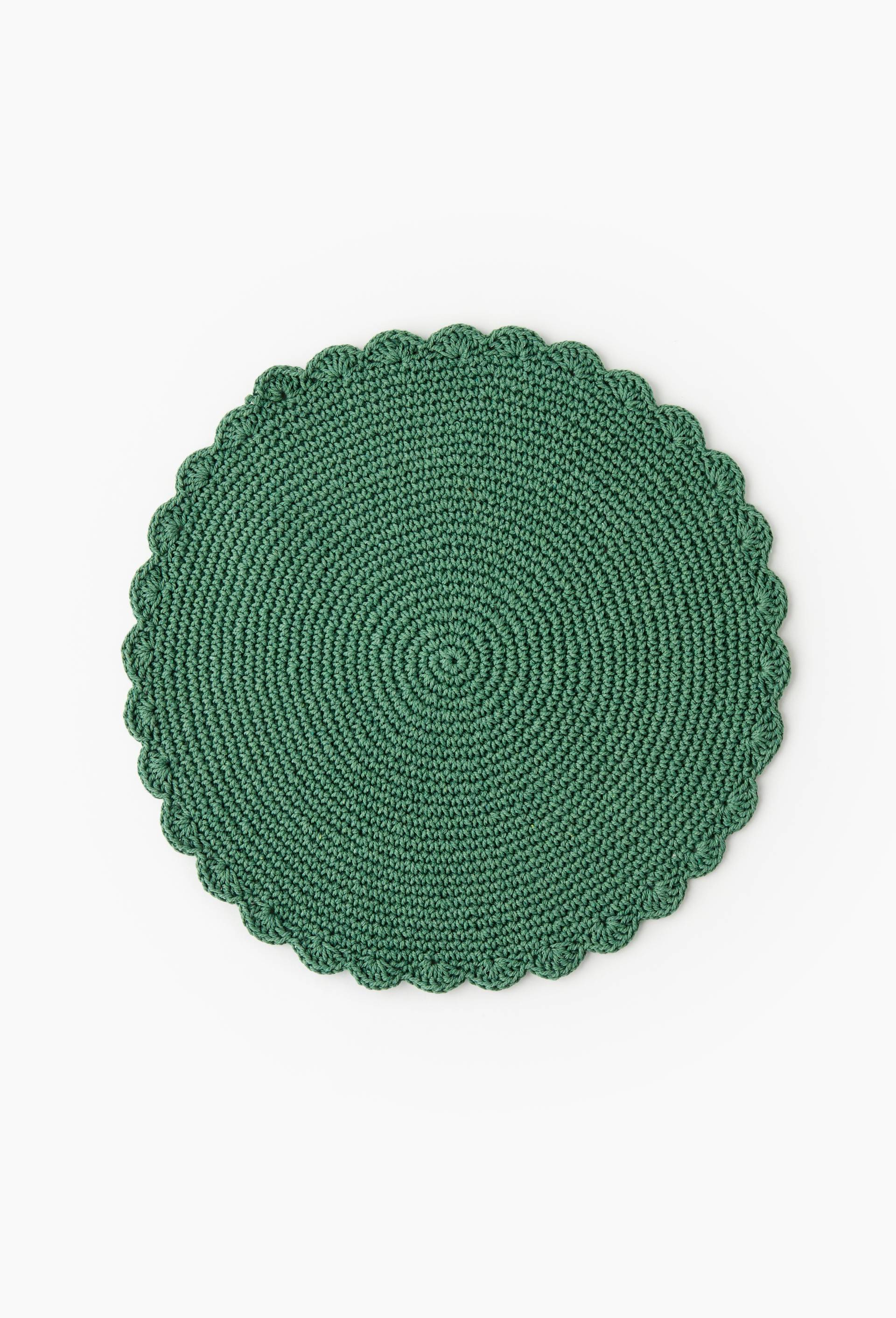Set de table rond, D38cm, Vert, large image number 0