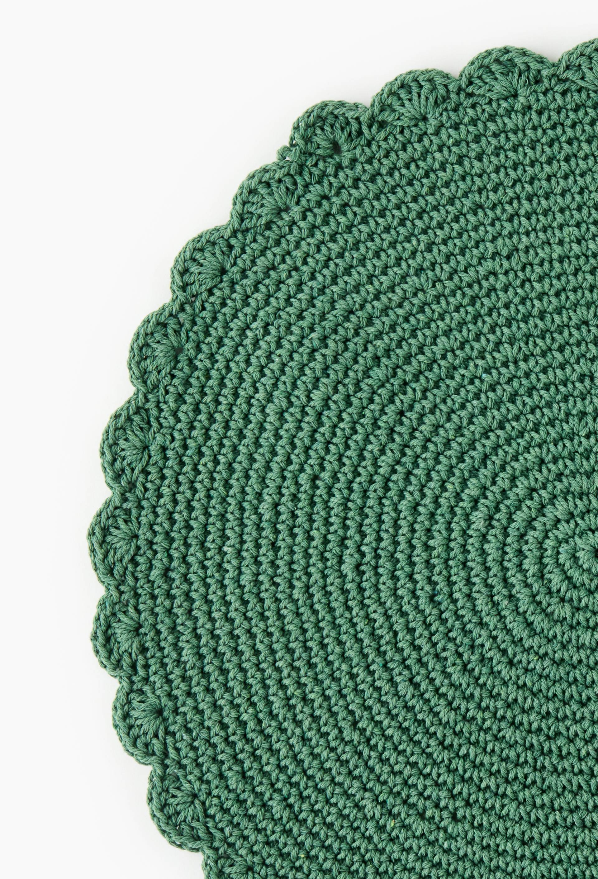 Set de table rond, D38cm, Vert, large image number 1