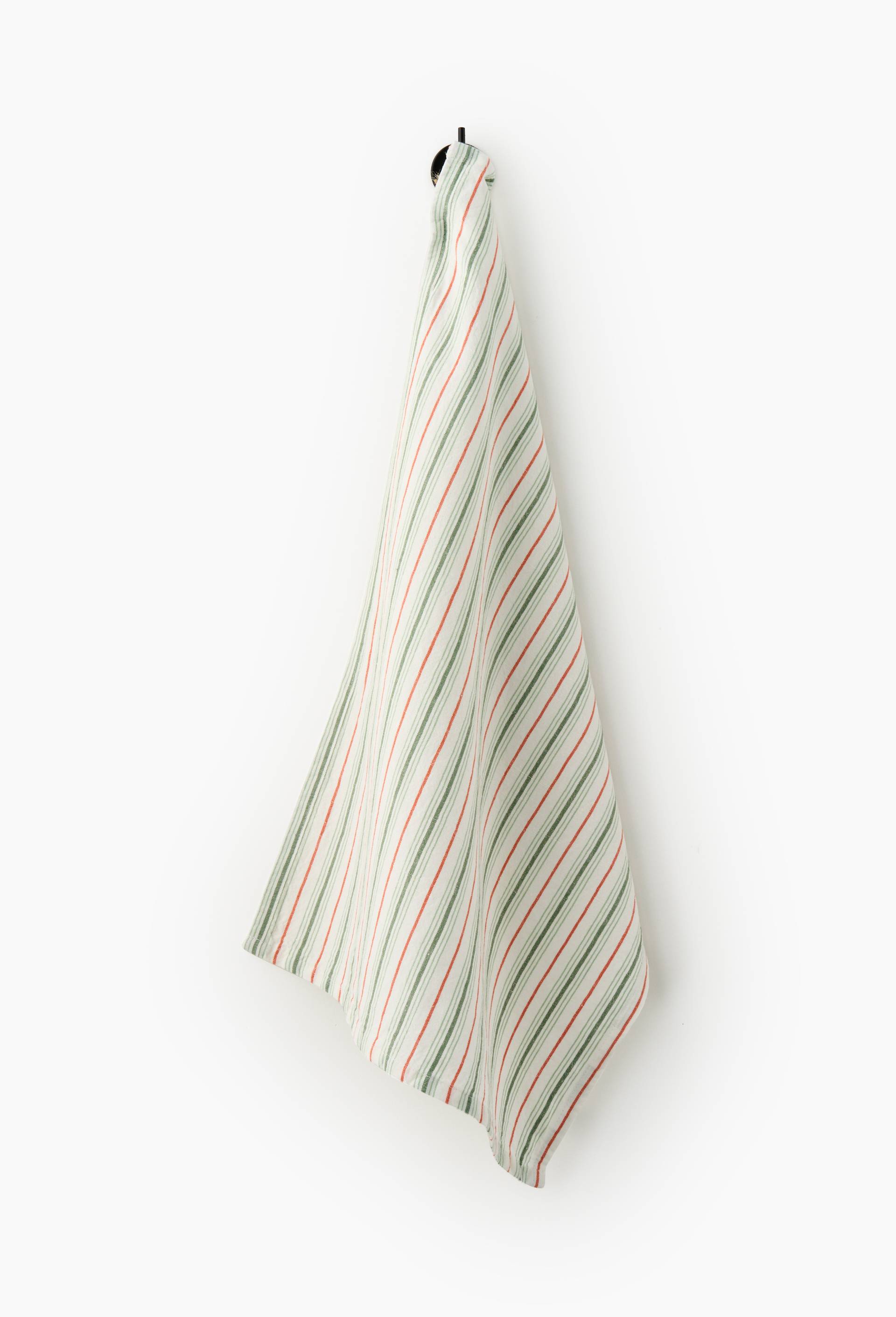 Torchon, 50x70 cm, 60% coton et 40% lin, Vert clair, large image number 0.0