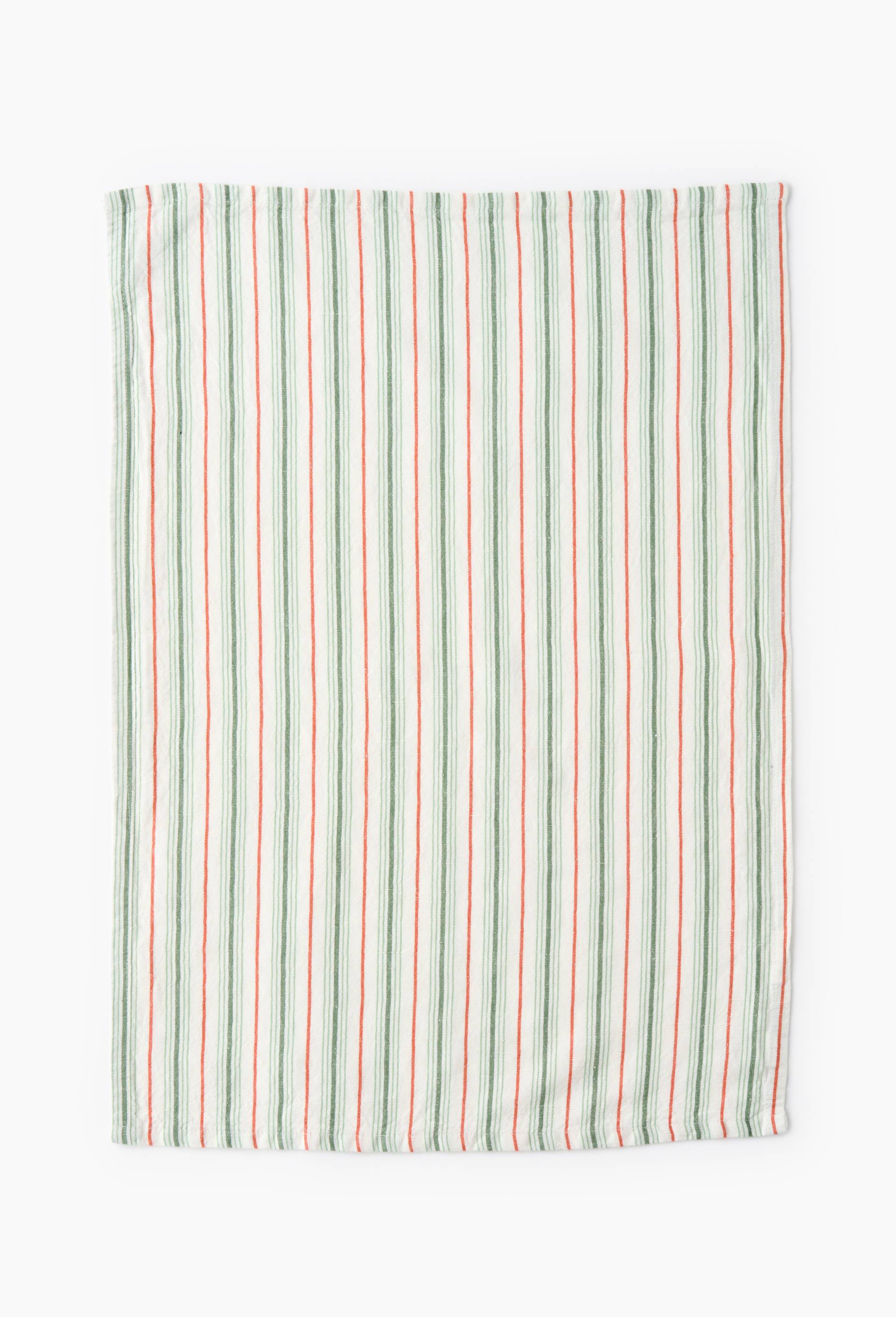 Torchon, 50x70 cm, 60% coton et 40% lin, Vert clair, large image number 1.0