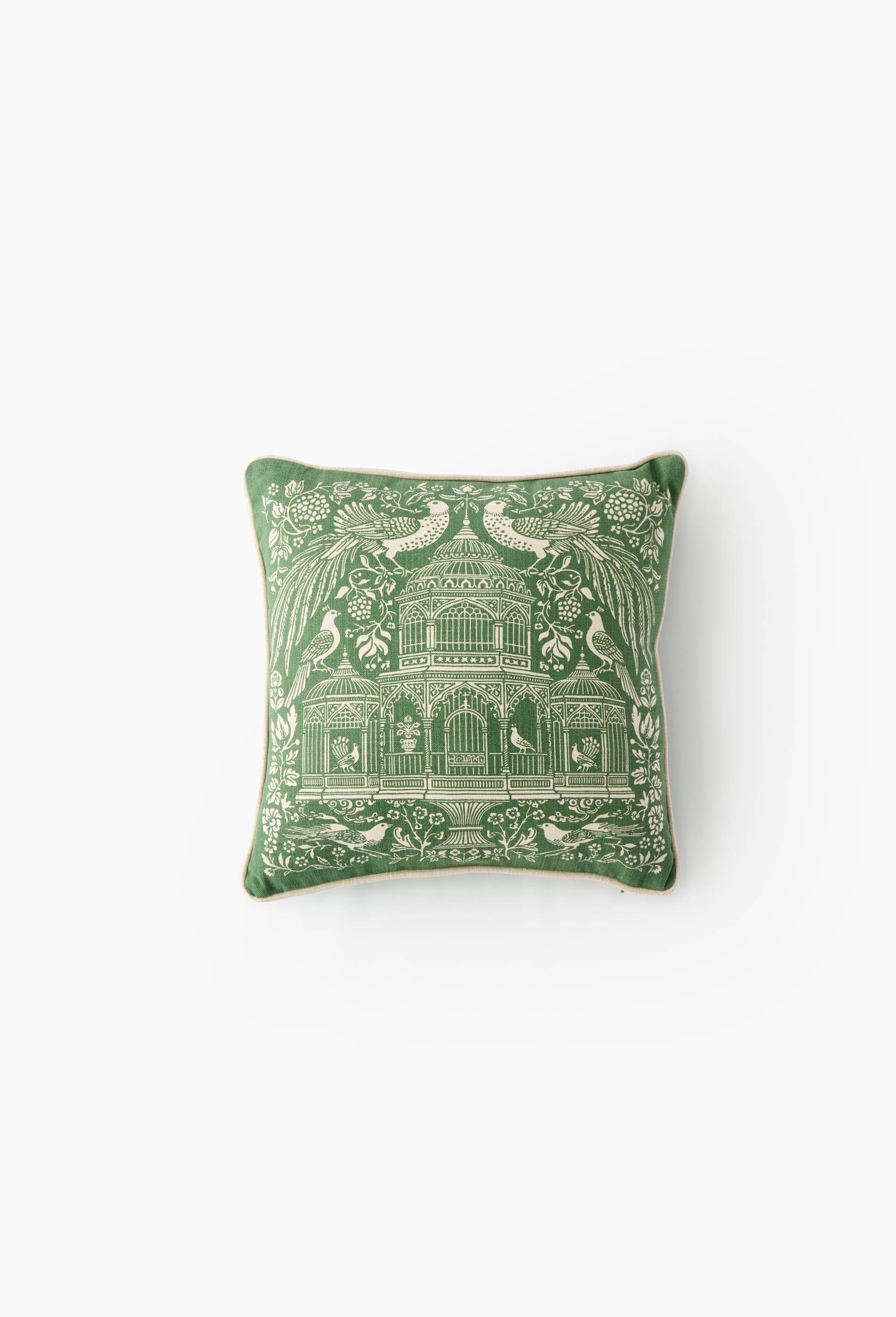 Coussin, 45x45cm, coton, Ecru, large image number 0.0