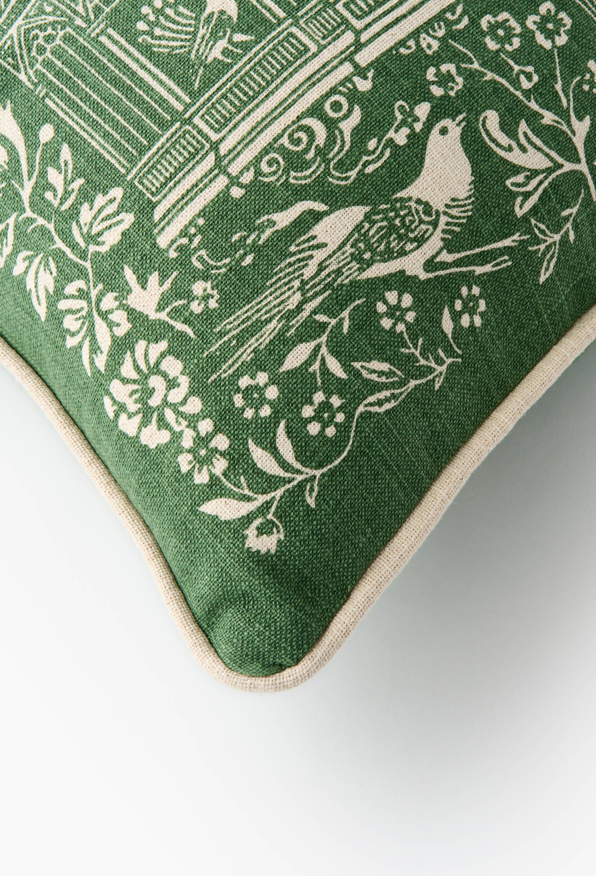 Coussin, 45x45cm, coton, Ecru, large image number 1