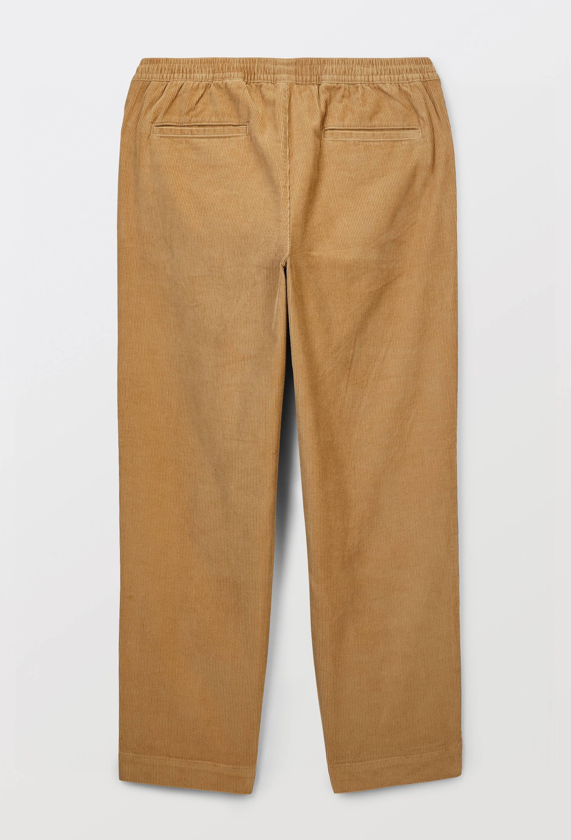 Pantalon taille &eacute;lastiqu&eacute;e en velours de coton BIO GOTS, Beige, large image number 3
