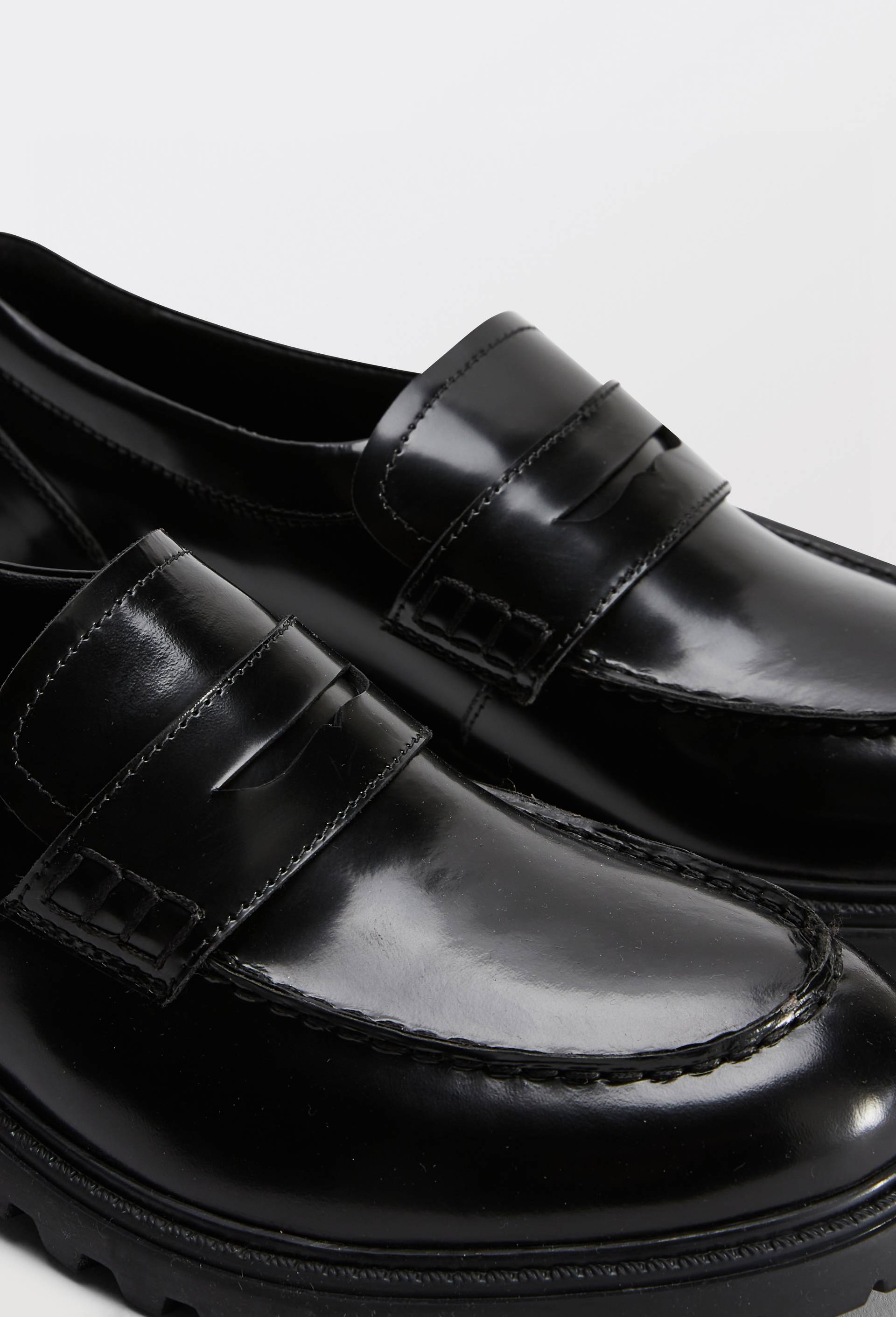 Mocassins en cuir, Noir, large image number 2