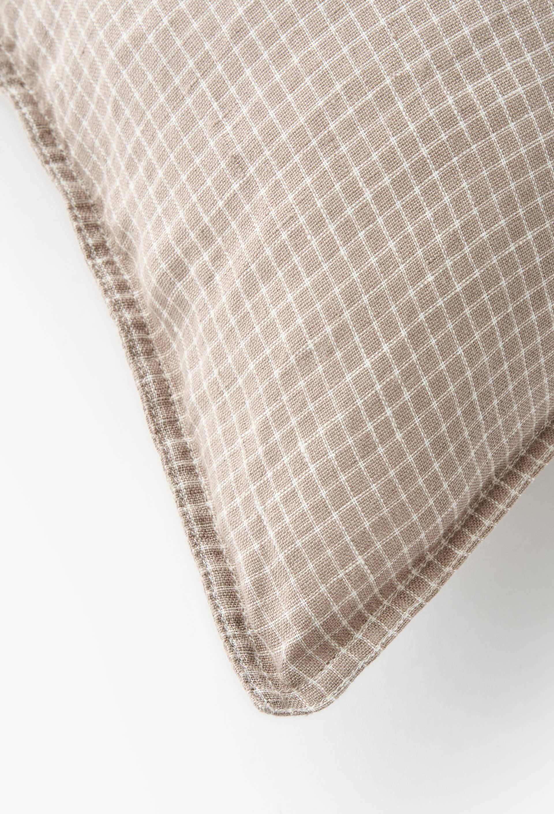 Taie d'oreiller, 100% lin, Beige clair, large image number 3.0