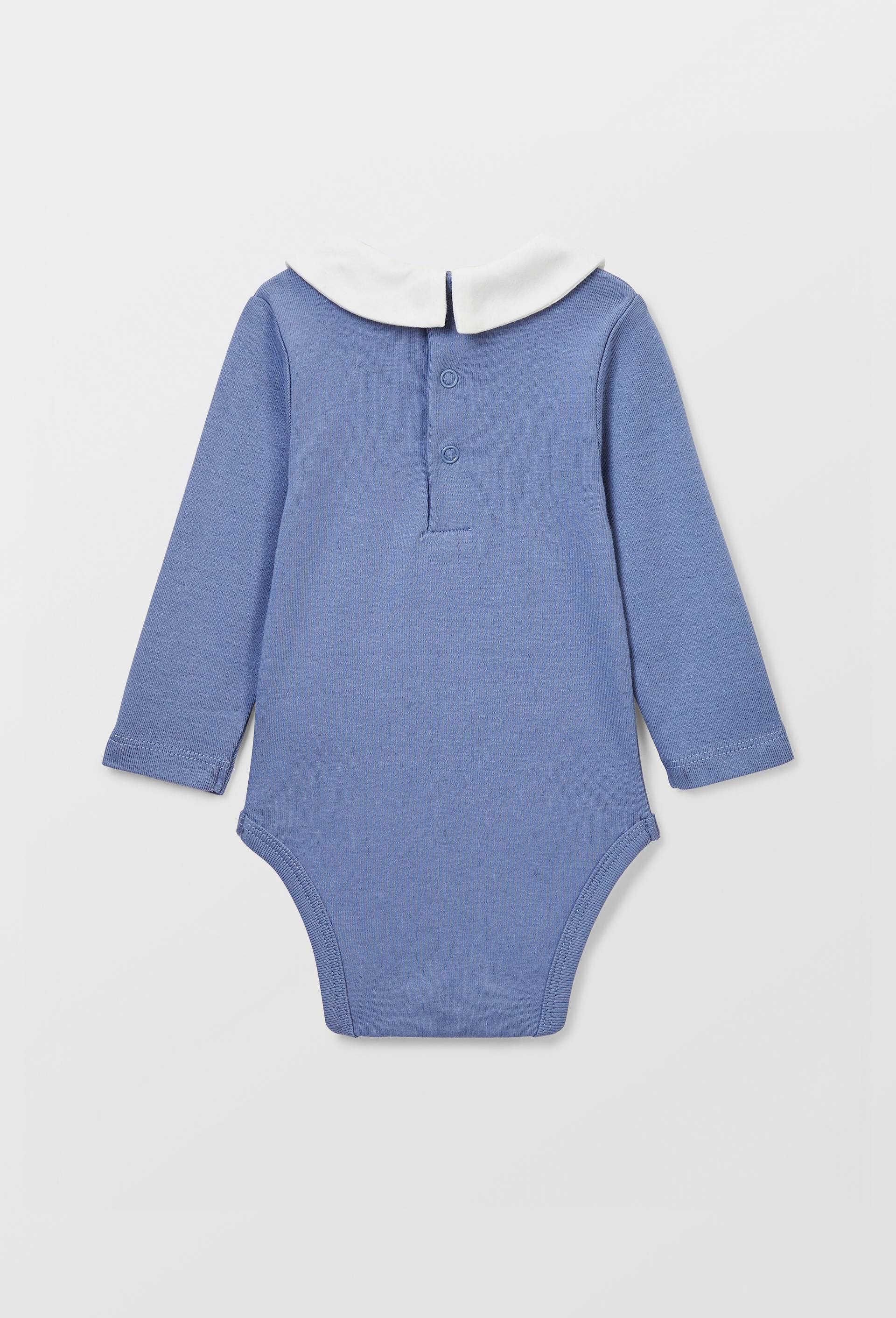 Body col chemise, Bleu, large image number 1