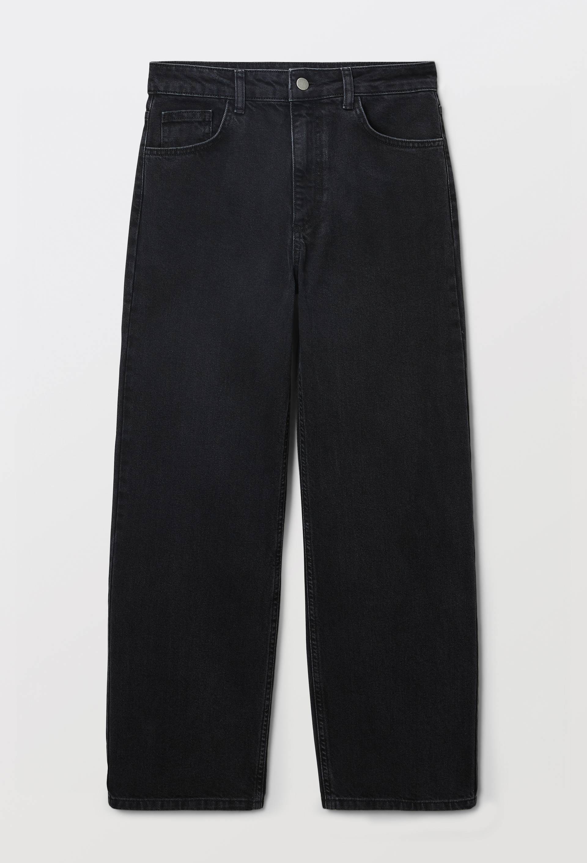Jean boyfriend en coton, Gris fonc&eacute;, large image number 2