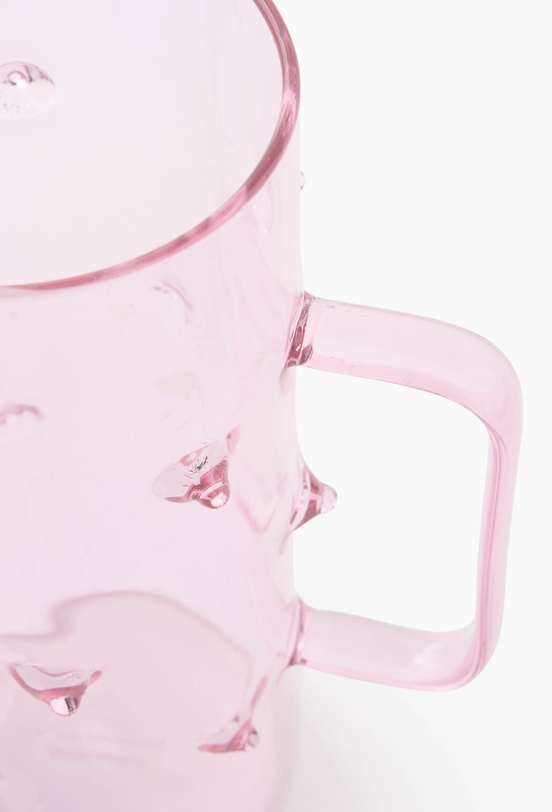 Carafe, 22.5x14.5 cm, en verre - MESTIZ x MONOPRIX, Rose clair, large image number 1