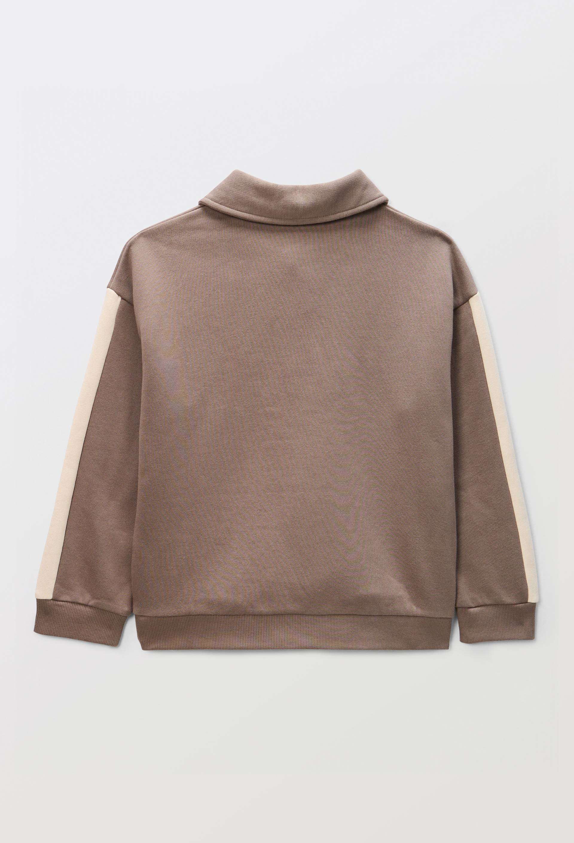 Polo manches longues, BIO, Gris, large image number 2