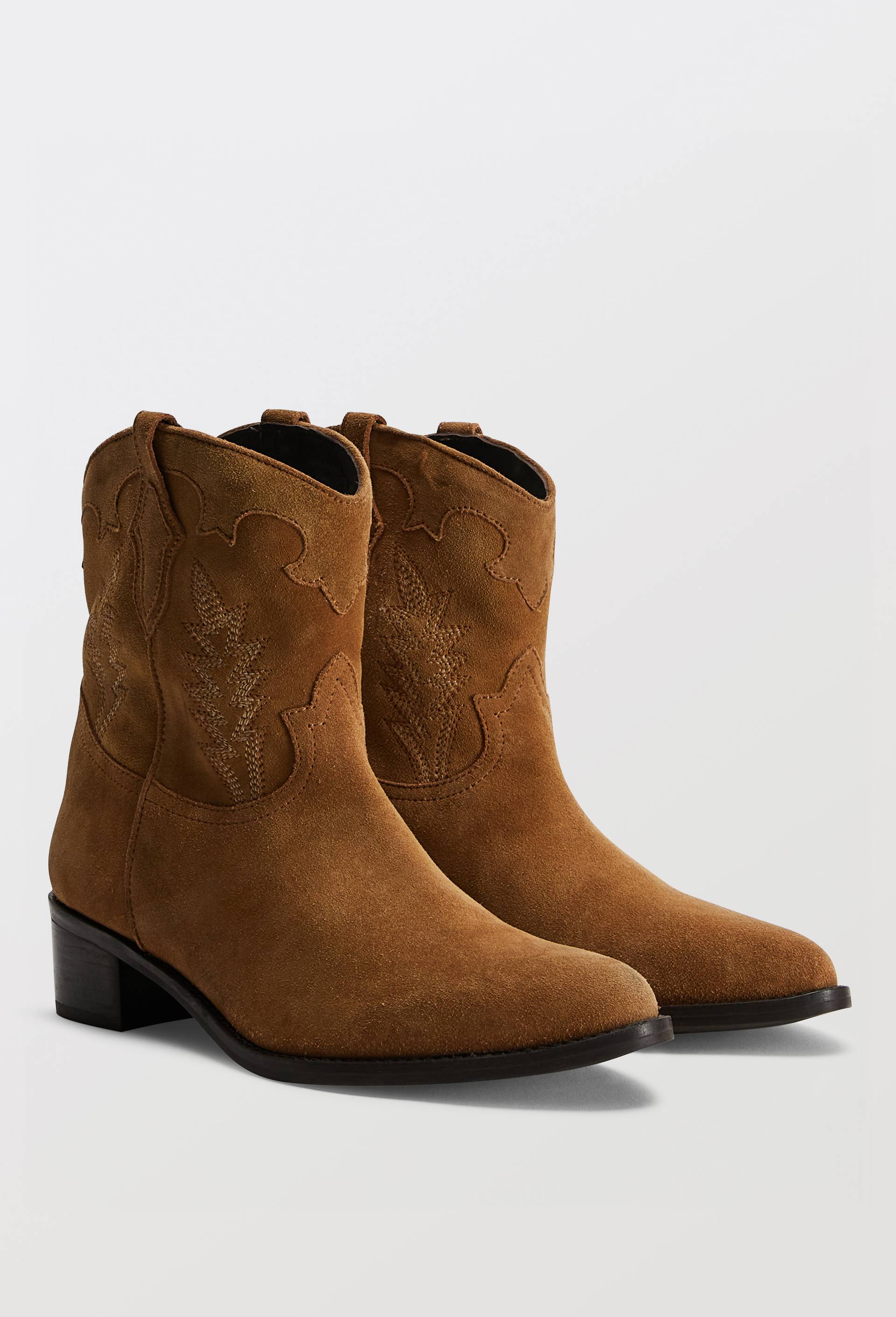 Bottines en cuir, Beige, large image number 0