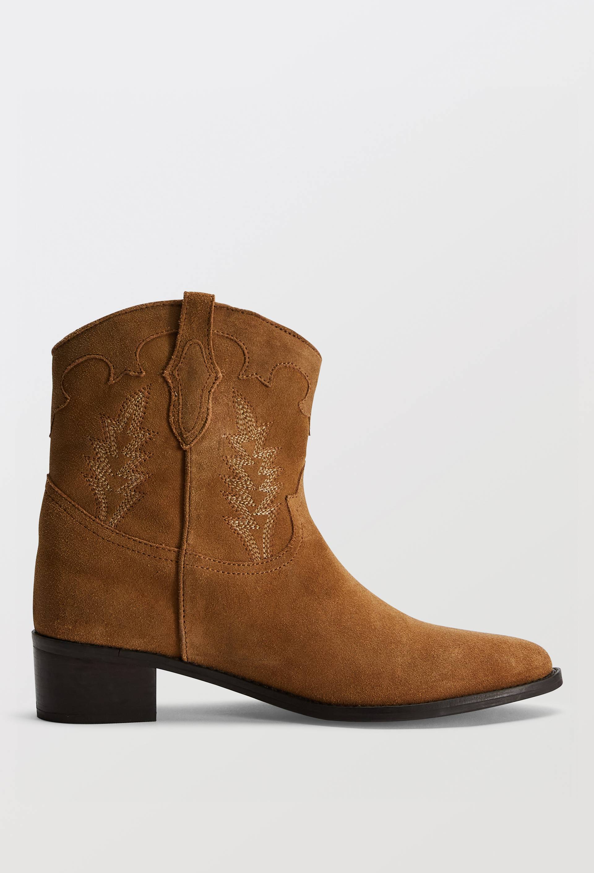 Bottines en cuir, Beige, large image number 1