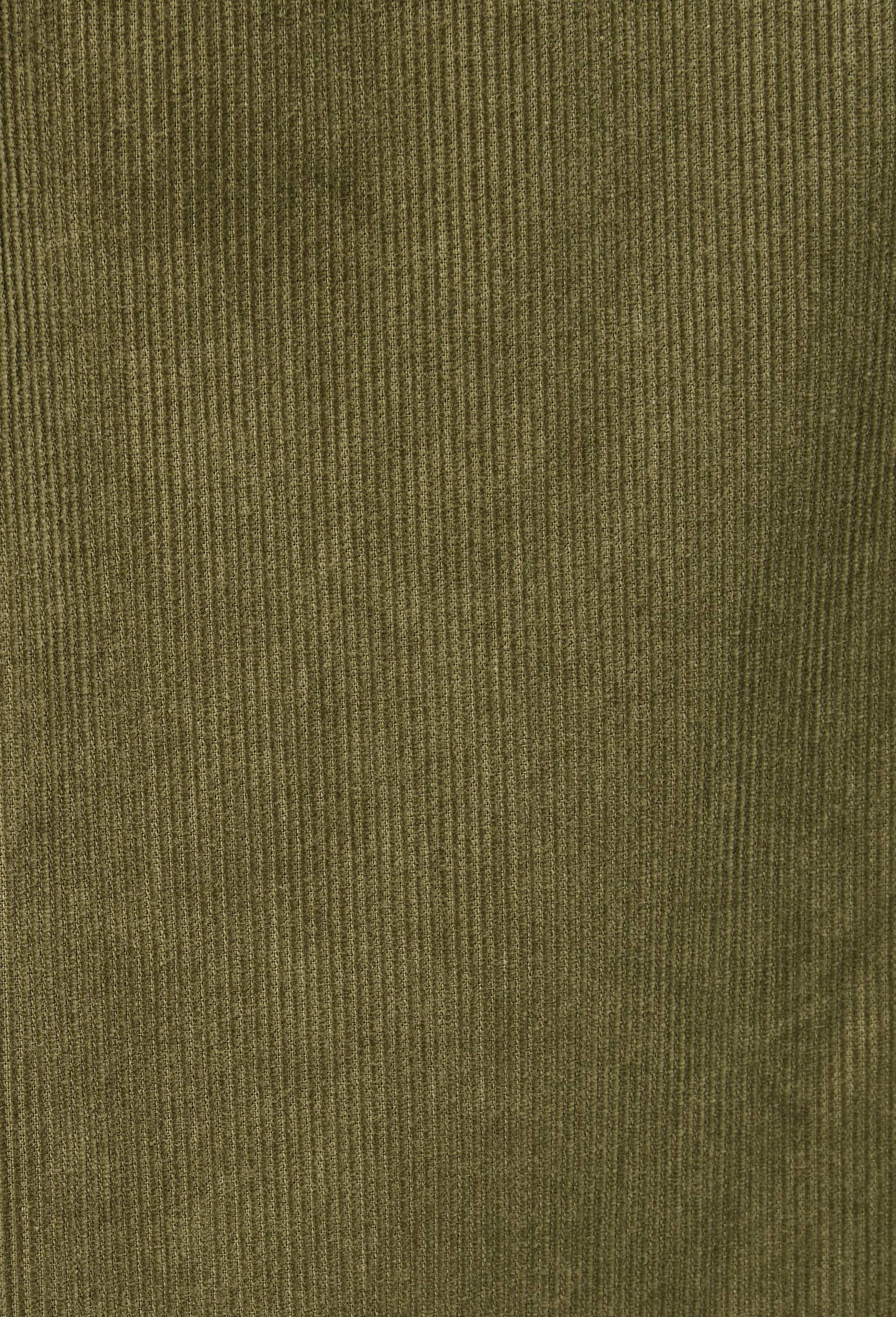 Pantalon taille &eacute;lastiqu&eacute;e uni en coton BIO GOTS, Vert fonc&eacute;, large image number 5.0