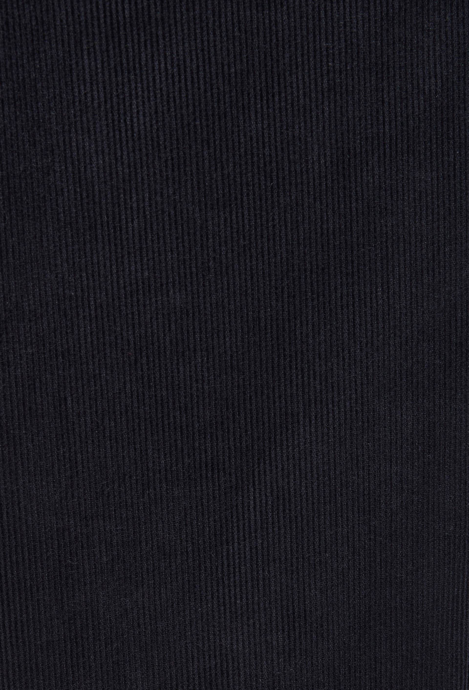 Pantalon taille &eacute;lastiqu&eacute;e uni en coton, Bleu fonc&eacute;, large image number 4