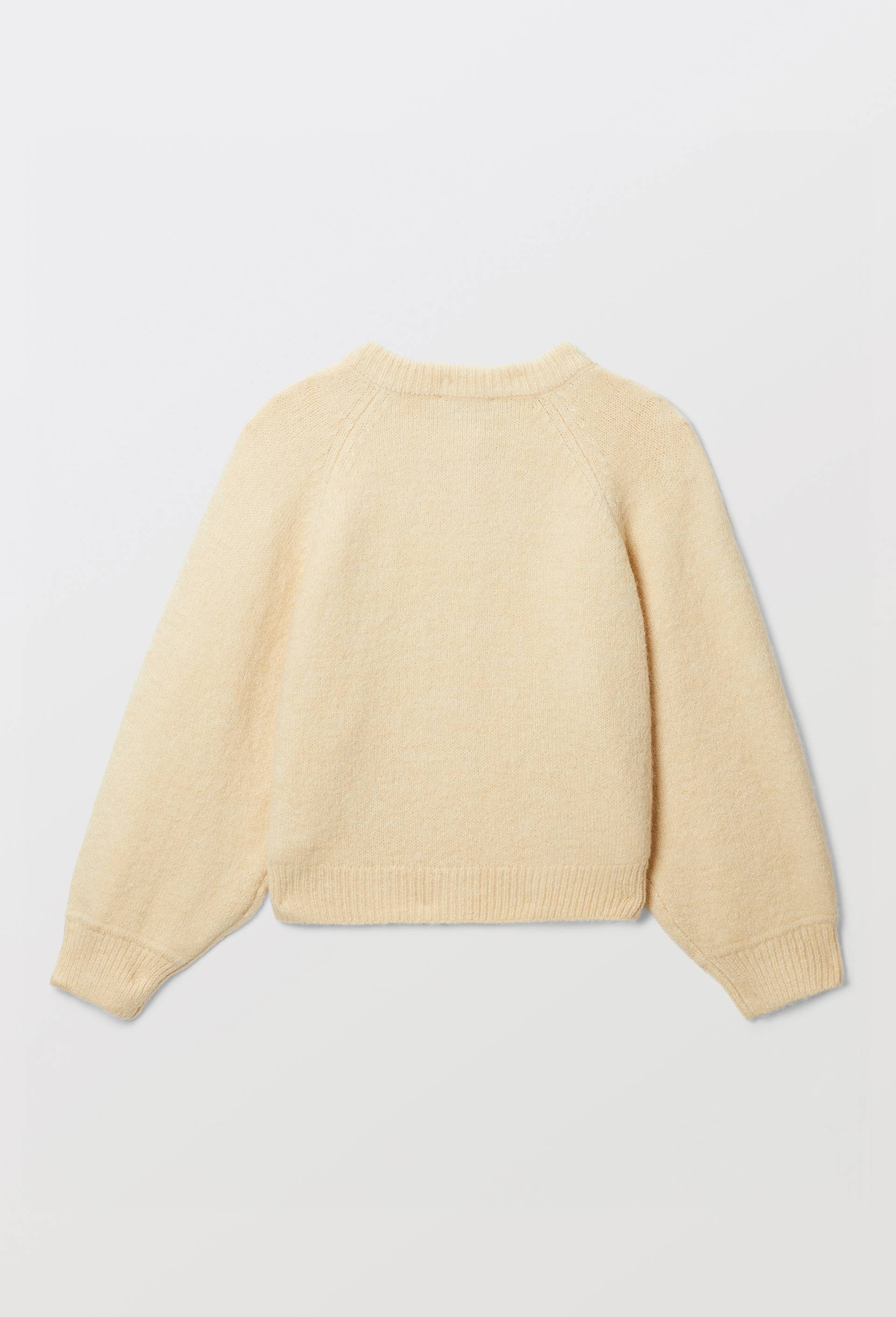 Cardigan uni, Jaune, large image number 2