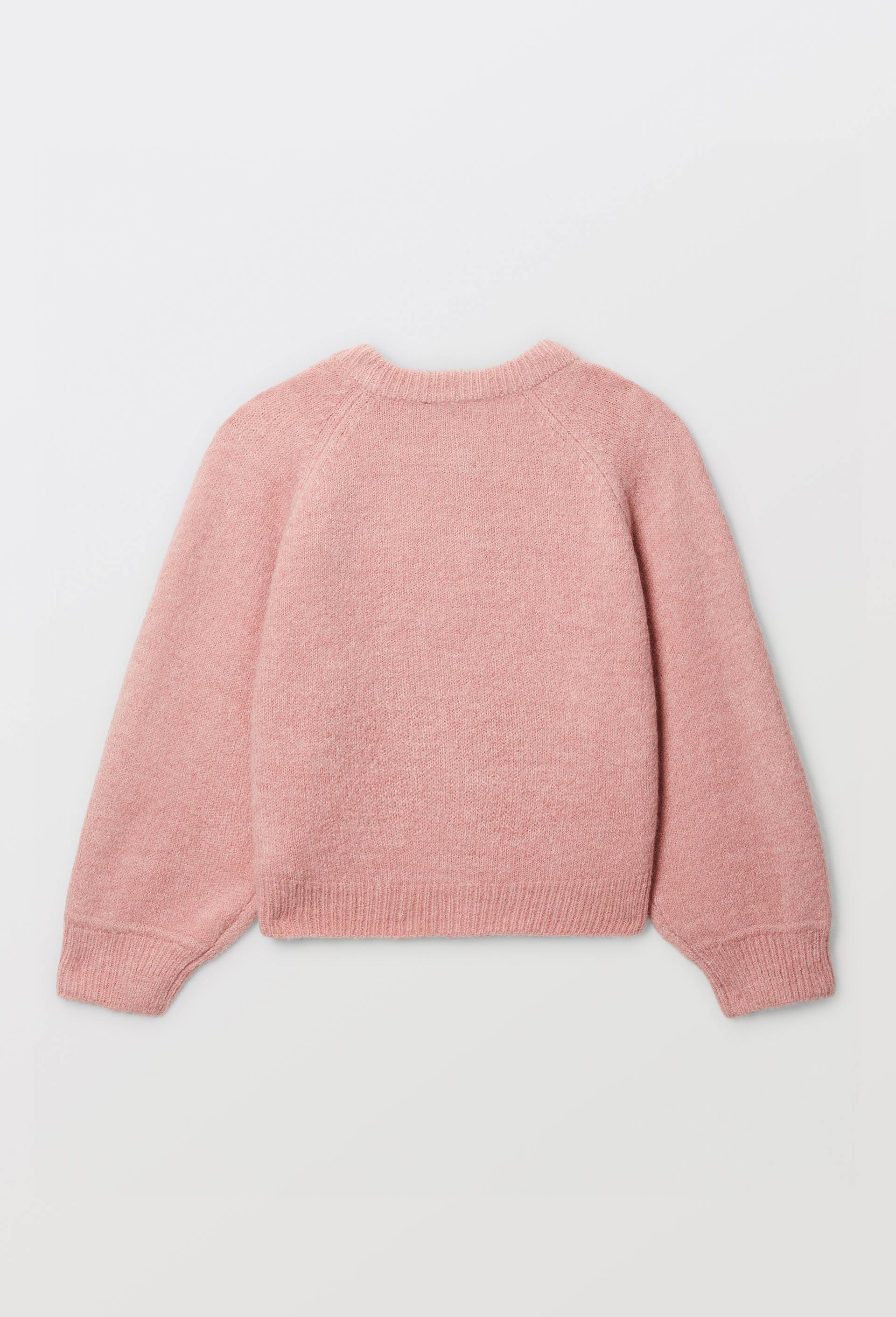Cardigan uni, Rose, large image number 2.0