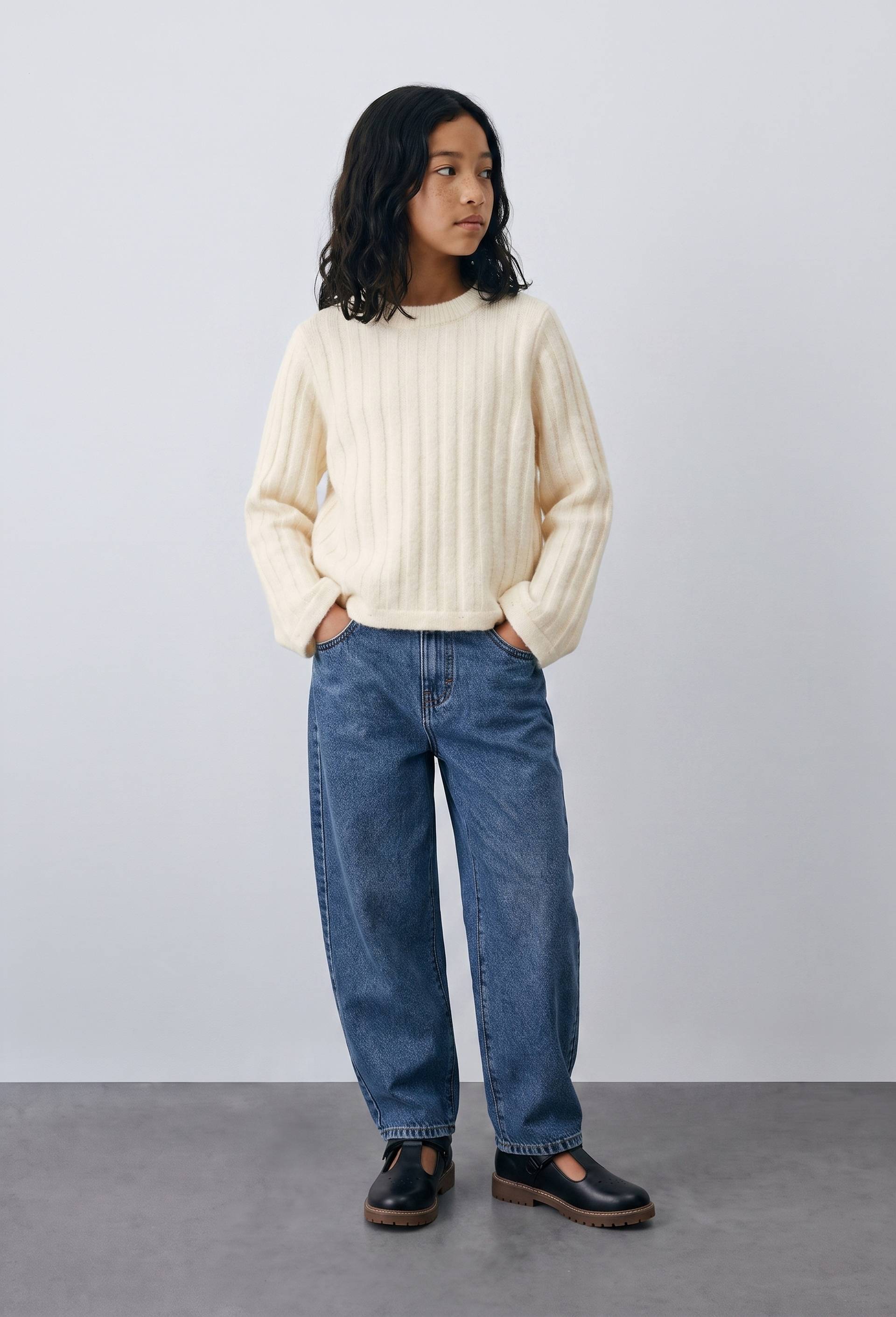 Pull uni, Beige clair, large image number 0.0