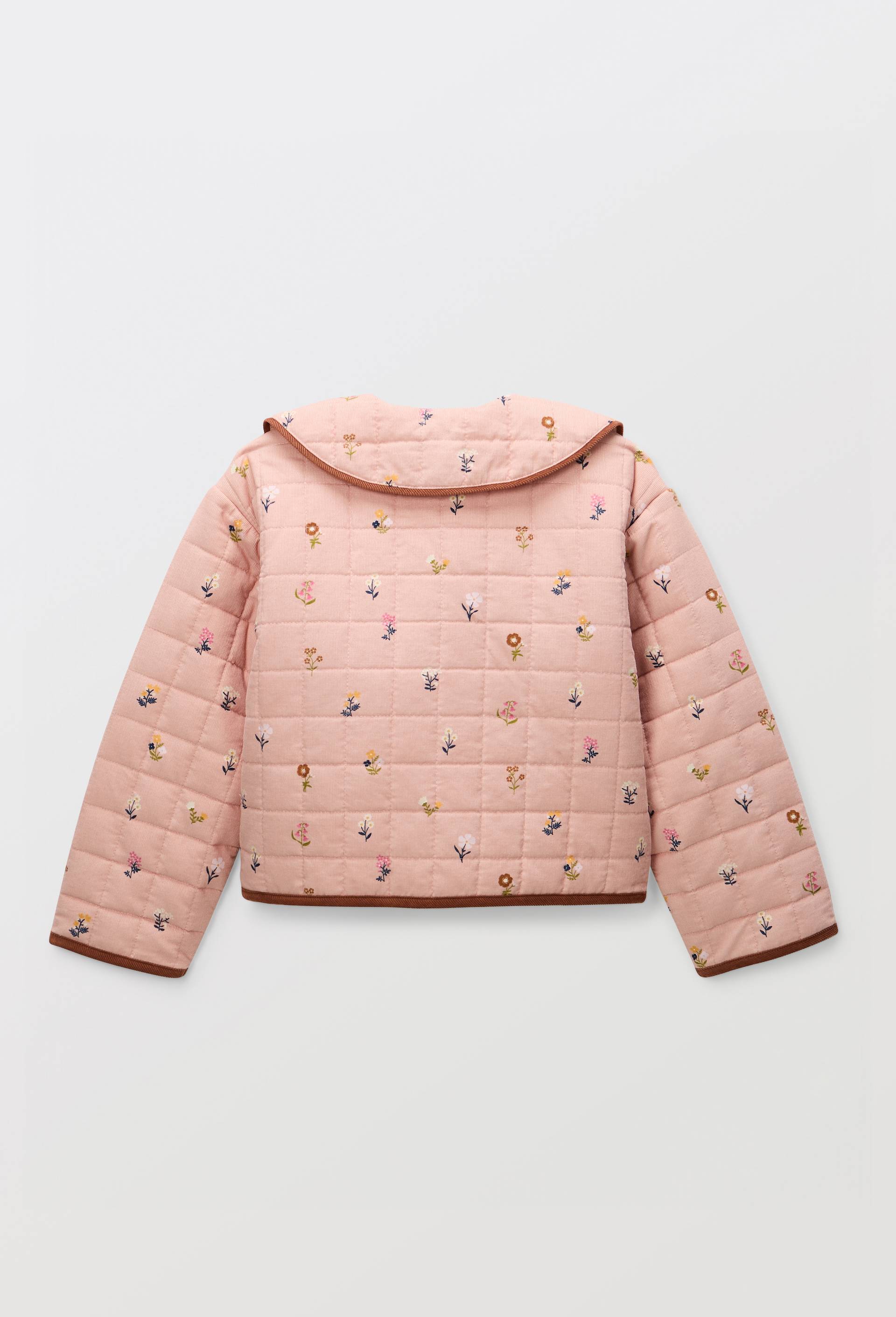 Veste matelass&eacute;e imprim&eacute;e en coton, Rose, large image number 2.0